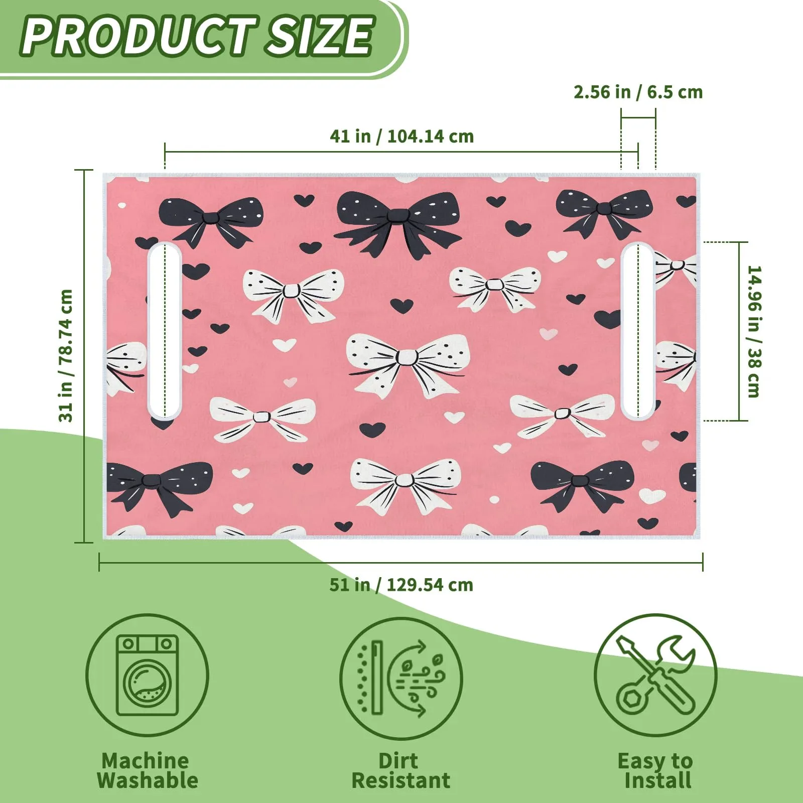 Tiveruda Golf Cart Seat Cover for Double Seats, 51 x 31 in image 2