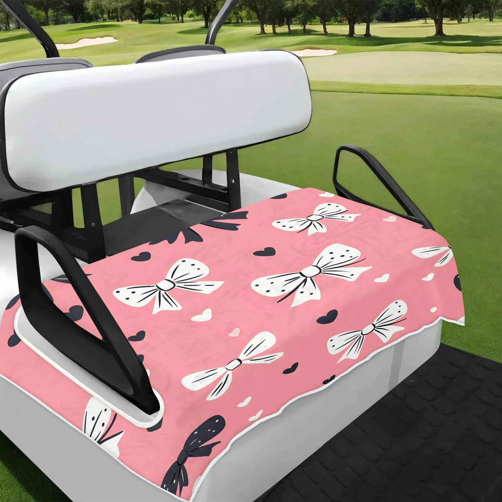 Tiveruda Golf Cart Seat Cover for Double Seats, 51 x 31 in