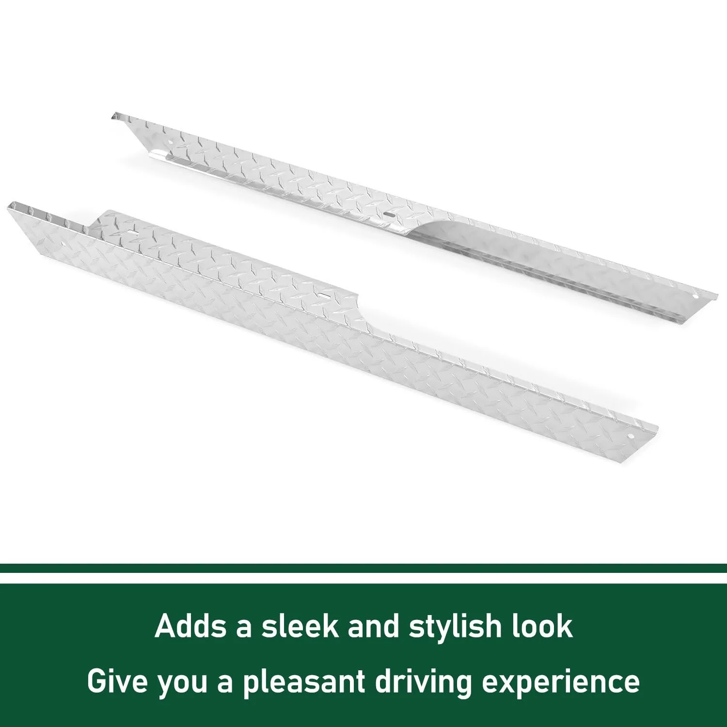 Silver Aluminum Rocker Panels for E-Z-GO TXT Golf Cart image 4