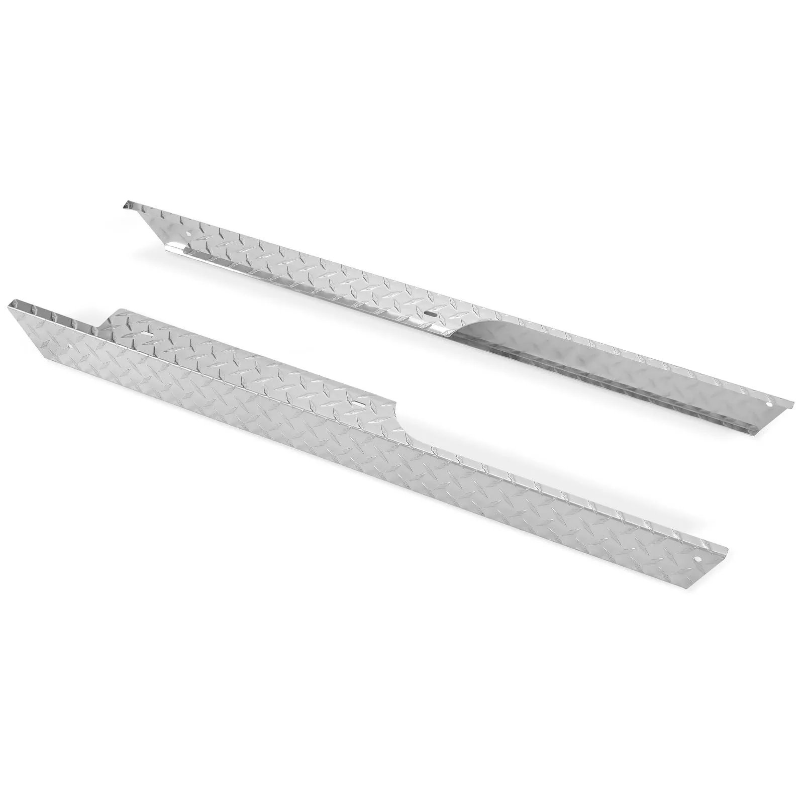 Silver Aluminum Rocker Panels for E-Z-GO TXT Golf Cart