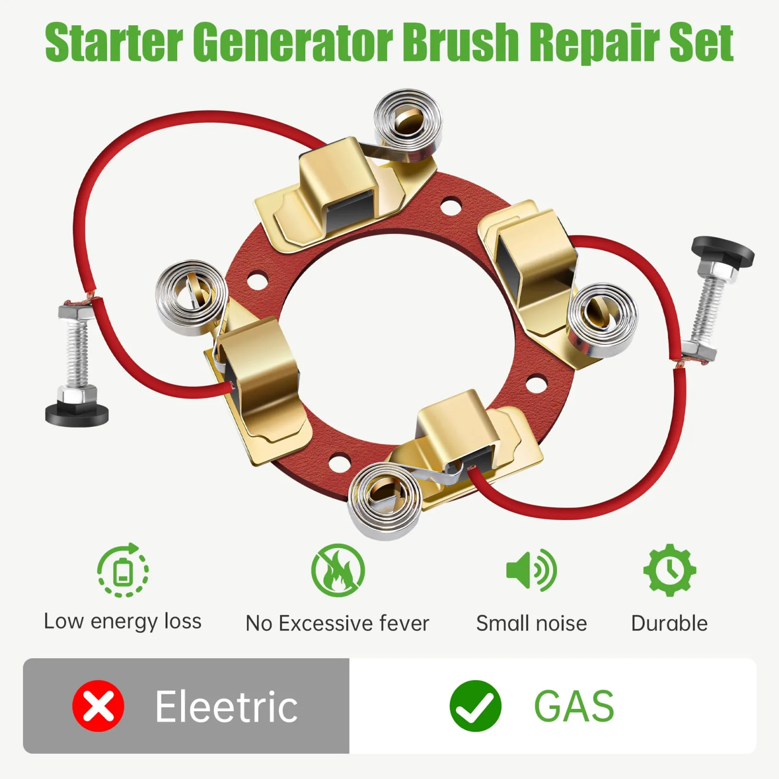 10L0L Starter Generator Brush Repair Kit for Club Car Precedent (2010+), 103953301 image 4