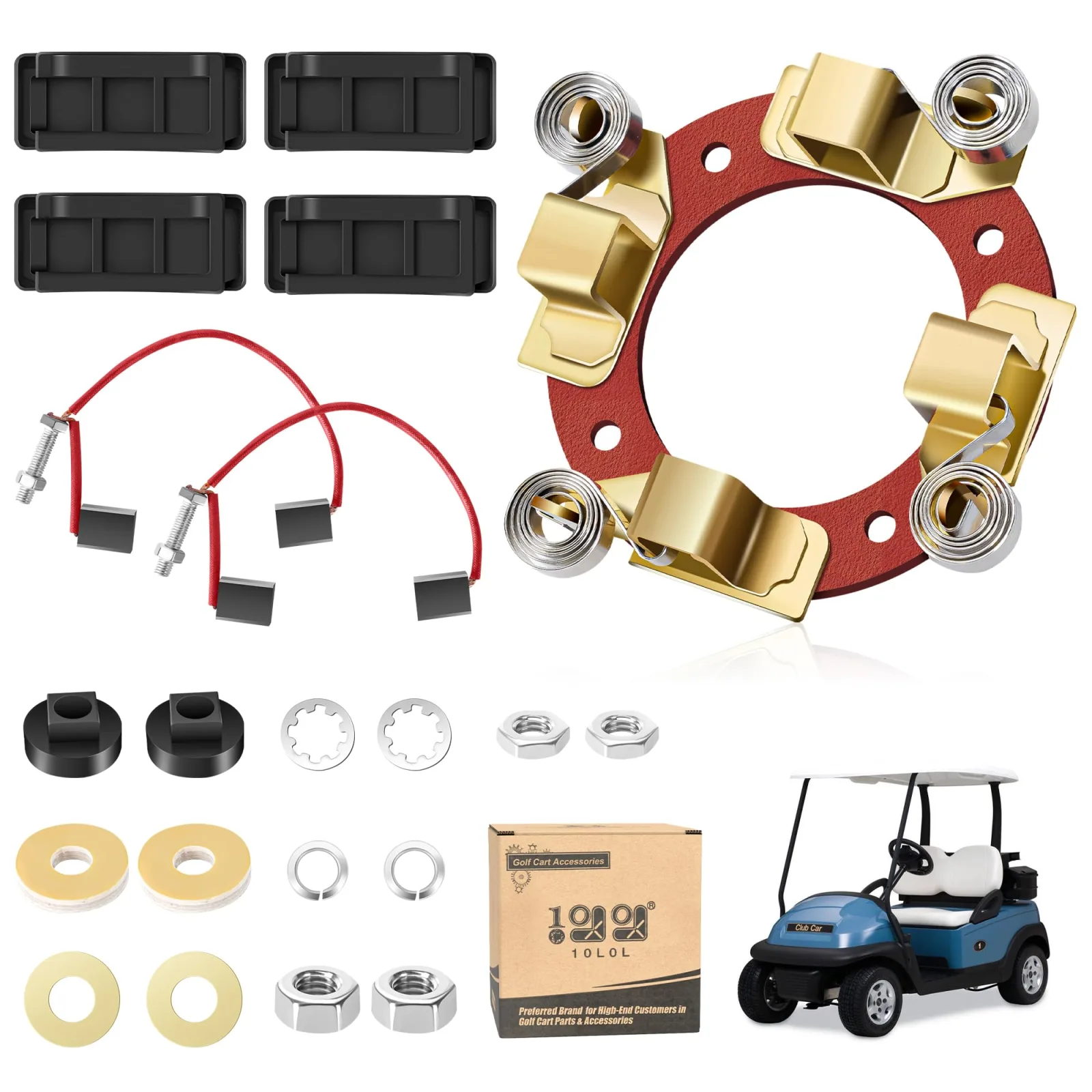 10L0L Starter Generator Brush Repair Kit for Club Car Precedent (2010+), 103953301