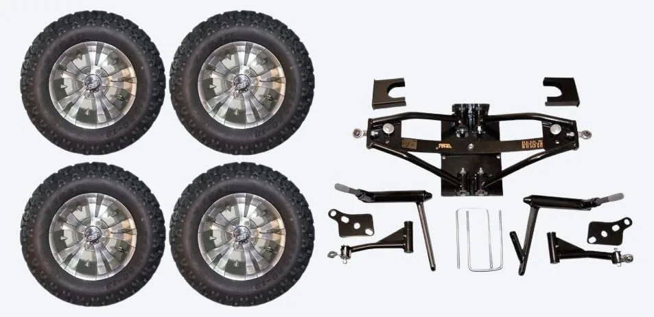 3G 6-Inch Lift Kit with Wheels for Club Car DS 1984-2003