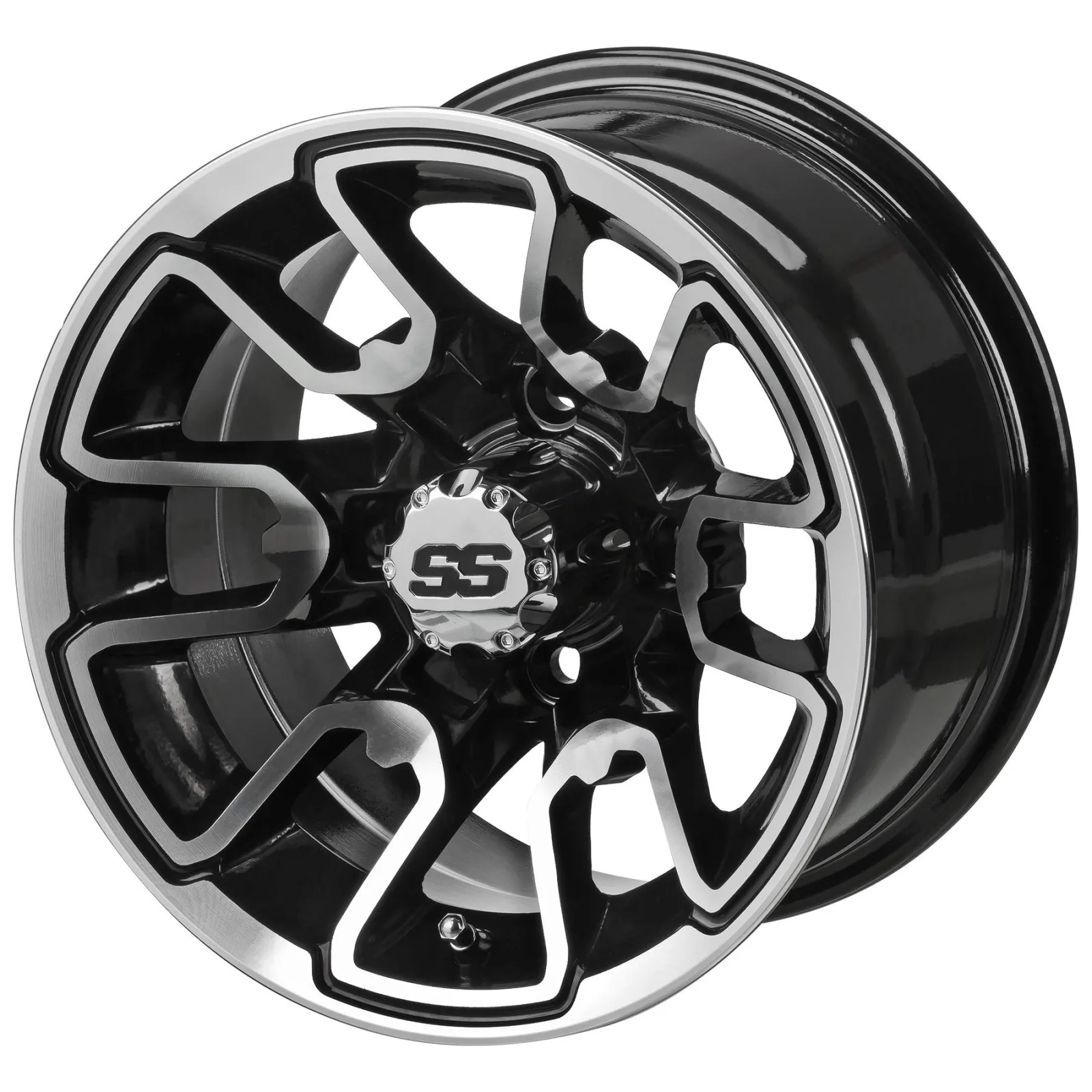 RM Cart 12-Inch Tombstone Golf Cart Wheel 12151