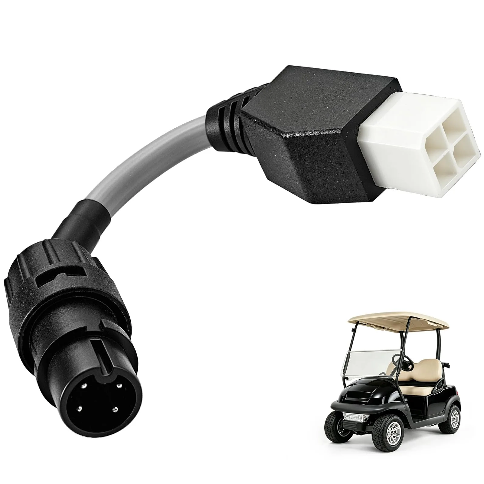 FIXHAWK Club Car 4-Pin Diagnostic Adapter Cable