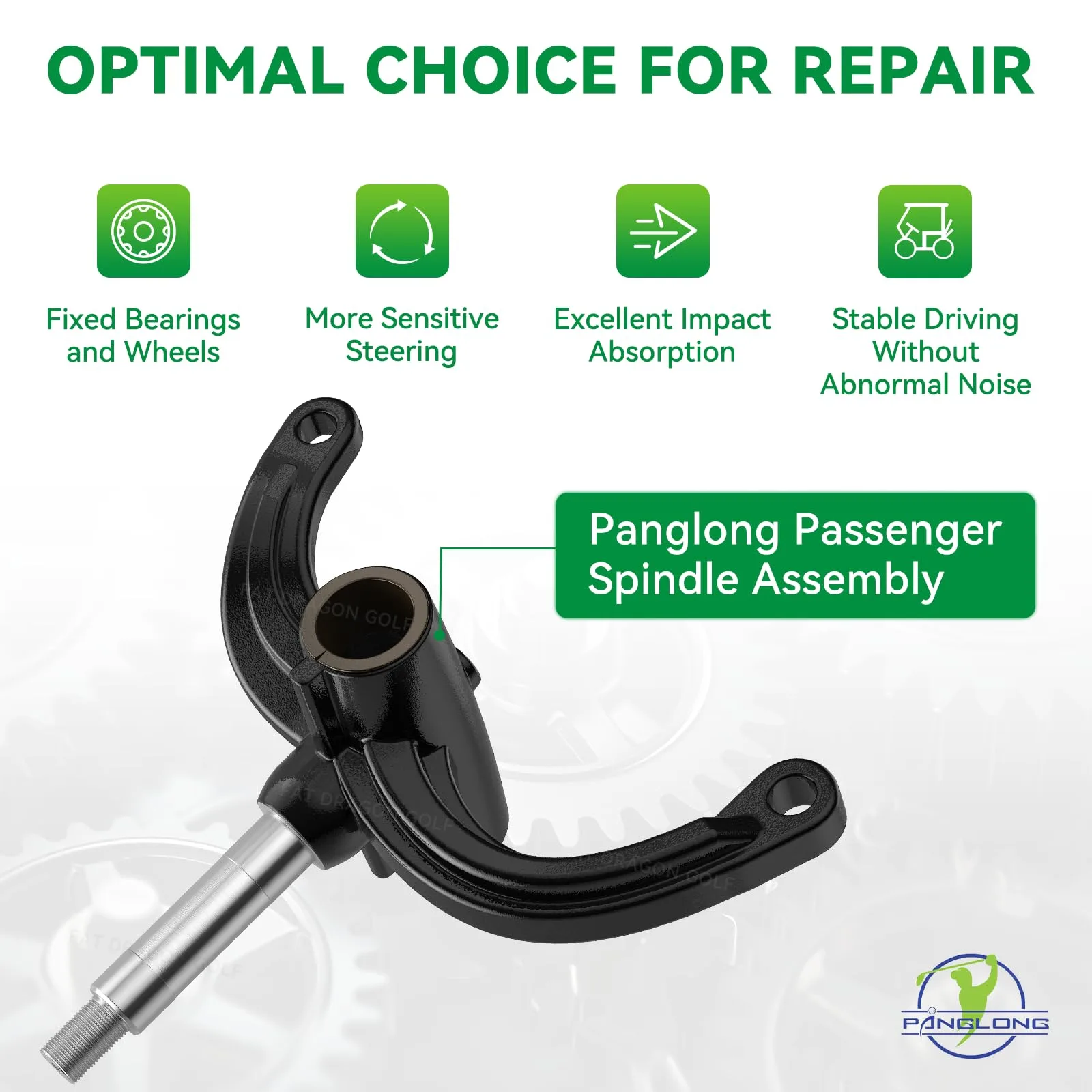 Panglong FDG-101 Front Spindle for E-Z-G-O RXV image 3