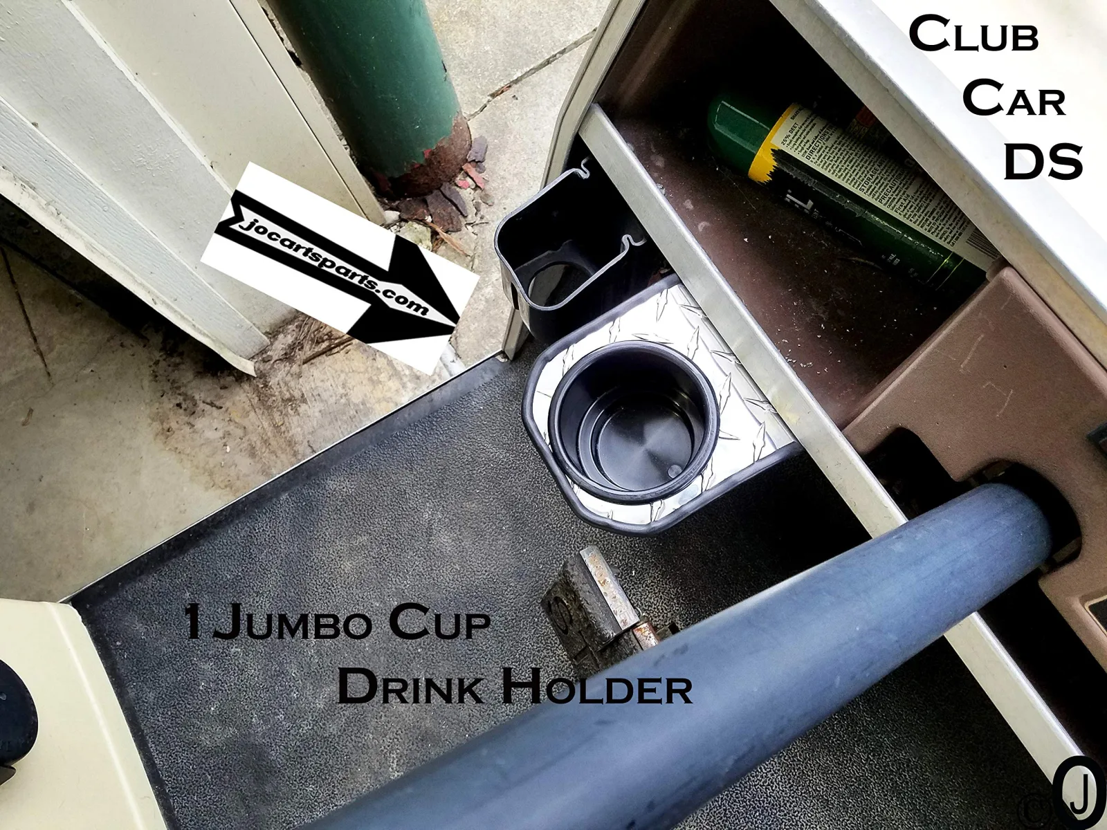 J & O Carts Parts Jumbo Cup Holder for Club Car DS image 3