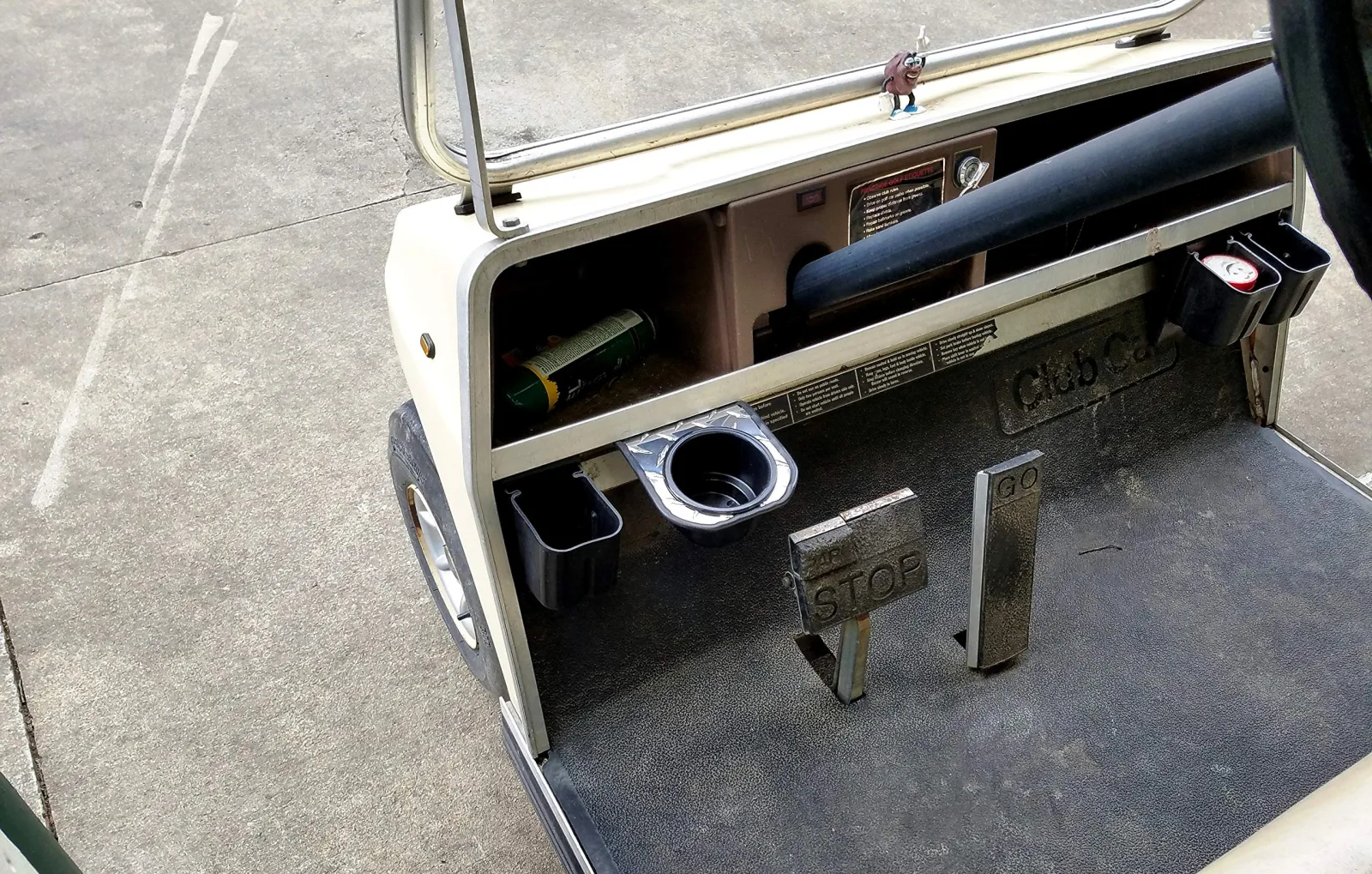 J & O Carts Parts Jumbo Cup Holder for Club Car DS