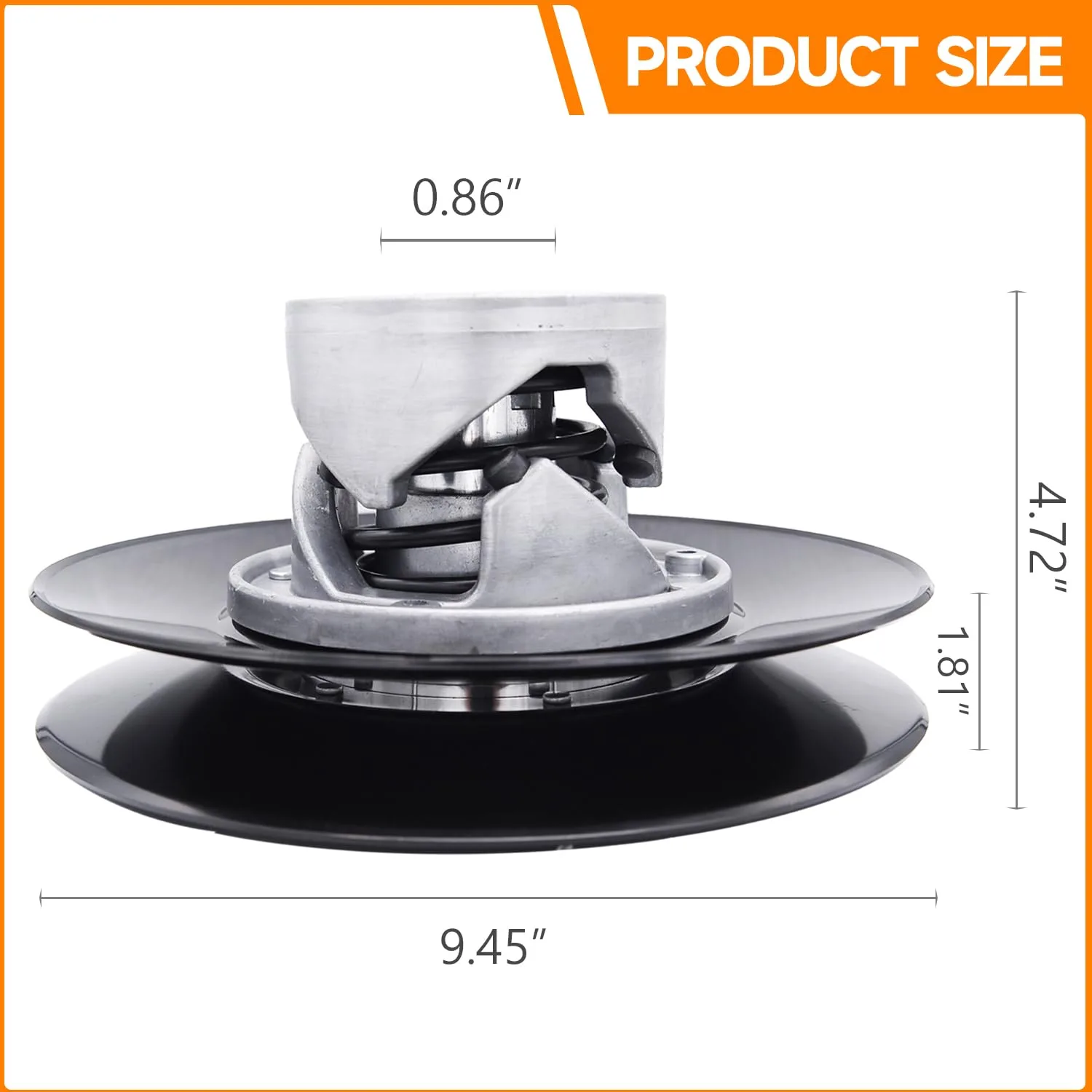 BRIDIOF BP0103 Driven Clutch for E-Z-G-O Marathon image 4