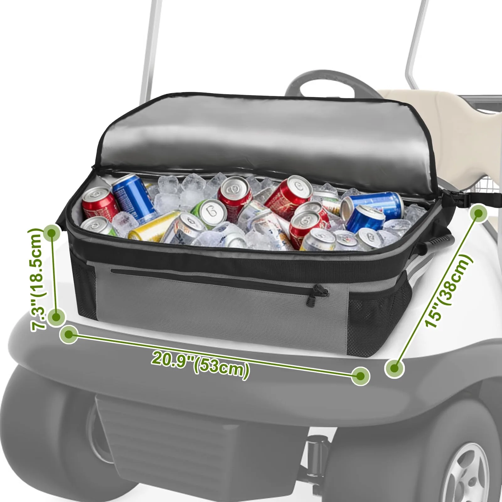 GAWAF 32L Insulated Golf Cart Cooler Bag — Fits 20–30 Cans image 3