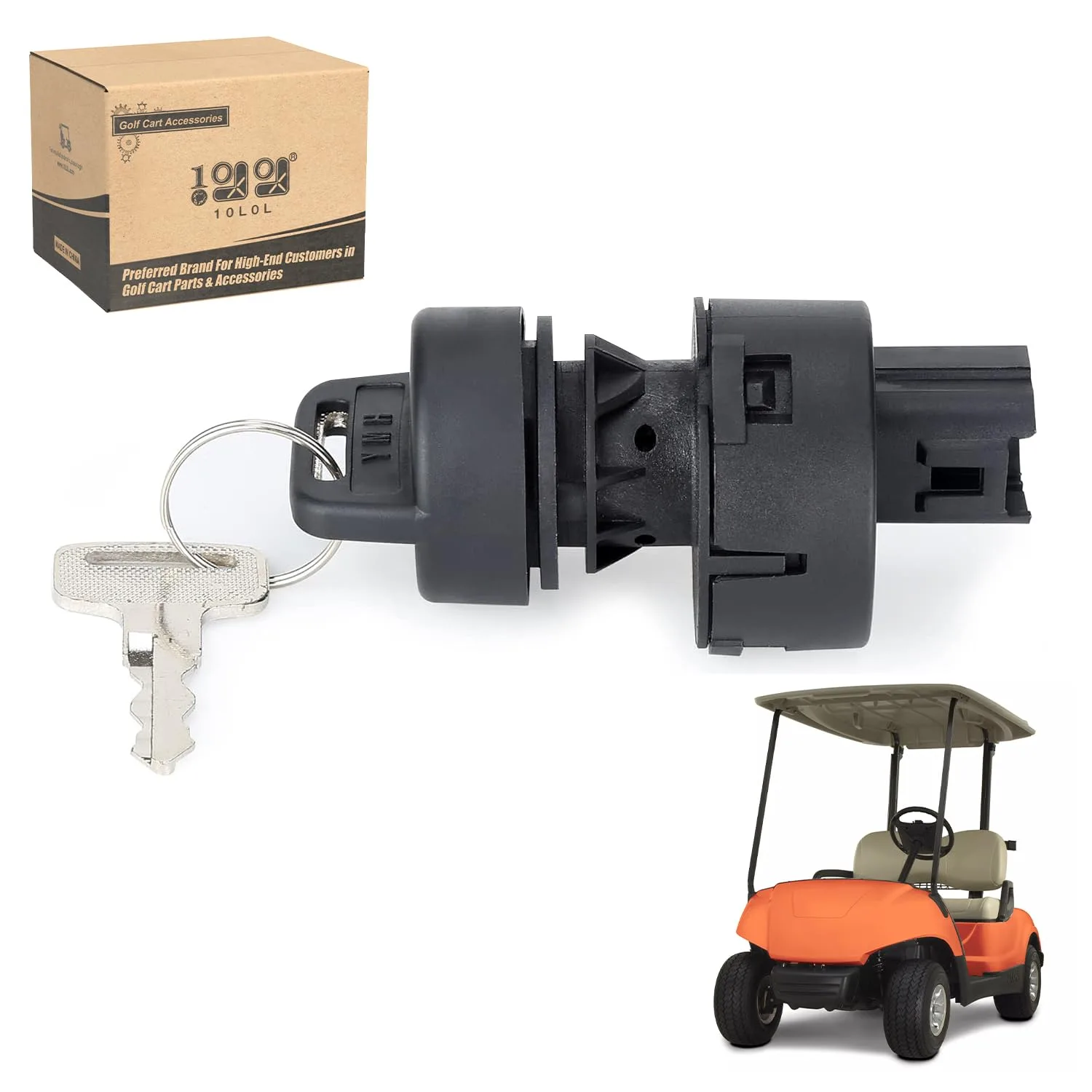 10L0L Ignition Key Switch for Yamaha G22, Drive & Drive2