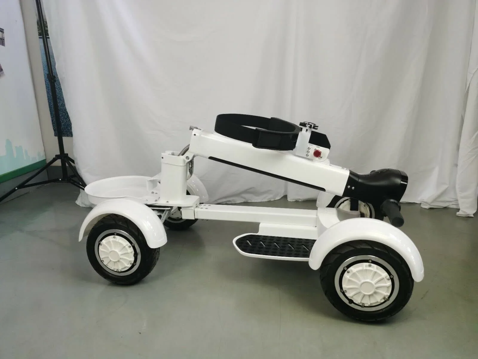 Generic Electric Folding Golf Cart Scooter, White image 3