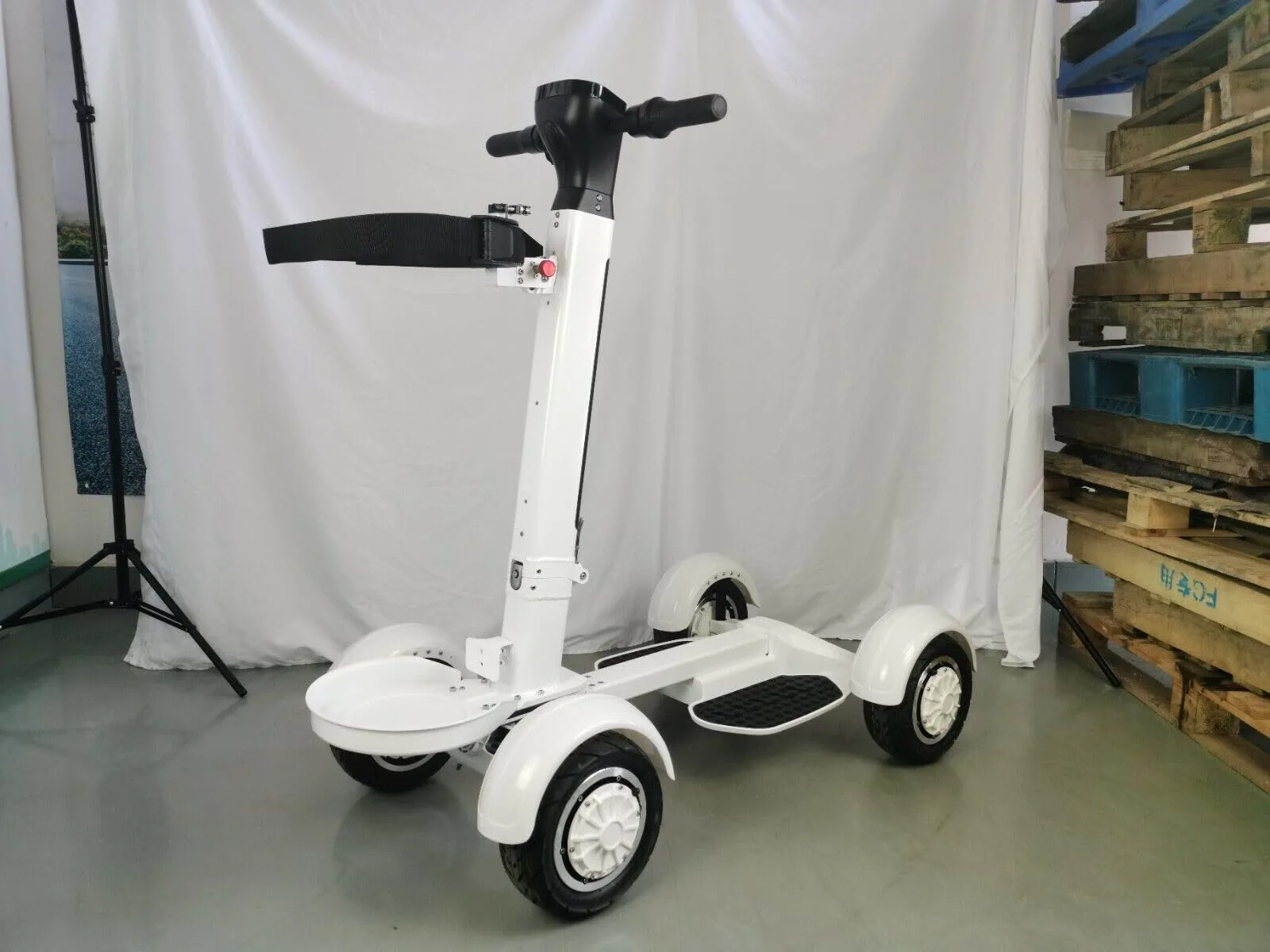 Generic Electric Folding Golf Cart Scooter, White