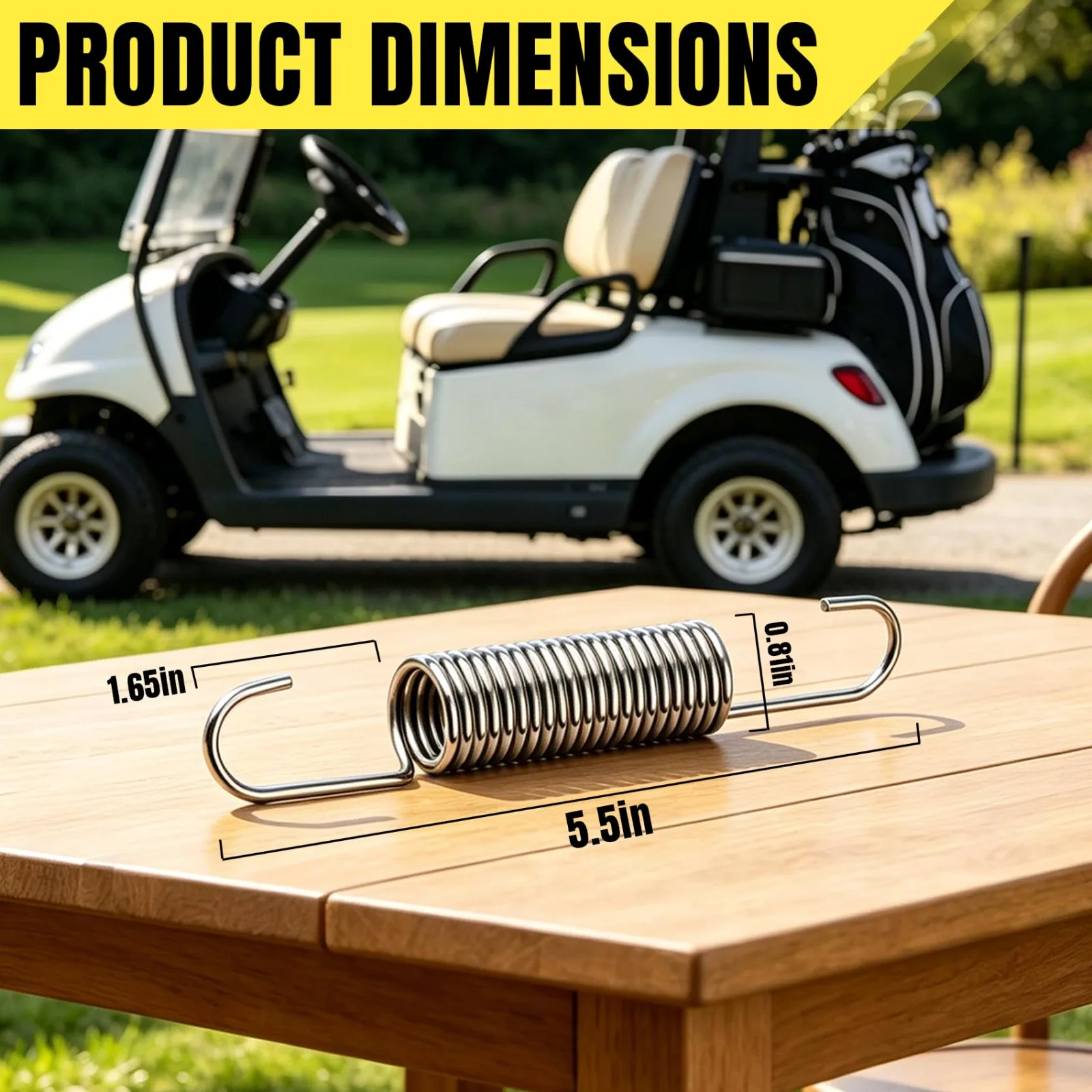 Yamusedy Accelerator Spring for Yamaha Drive2 Gas Golf Cart image 4