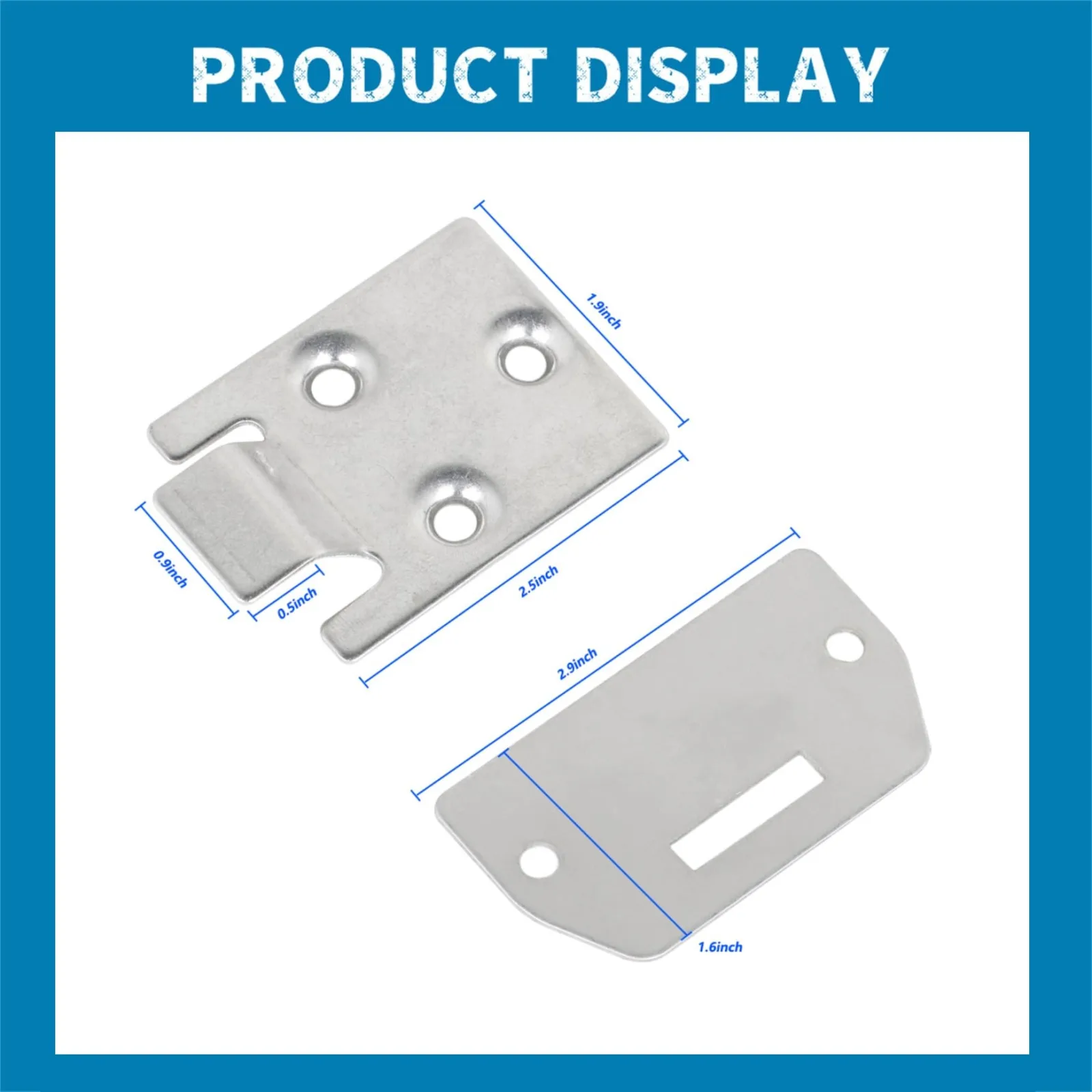 Silscvtt Seat Bottom Hinge & Plate for E-Z-GO TXT image 2