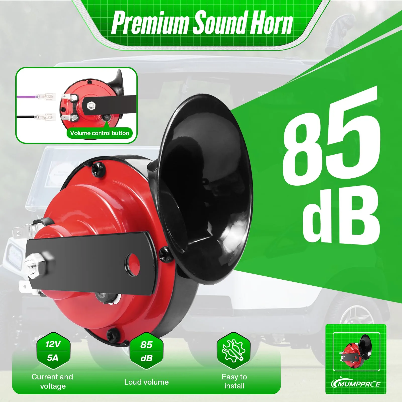 MUMPPRCE 12V Golf Cart Turn Signal and Horn Kit image 2