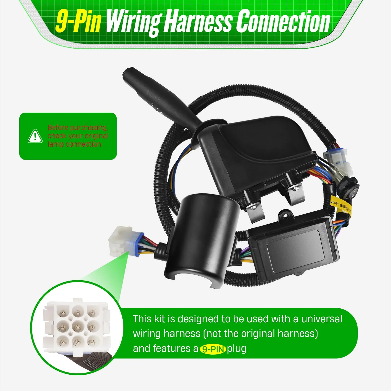 MUMPPRCE 12V Golf Cart Turn Signal and Horn Kit image 4
