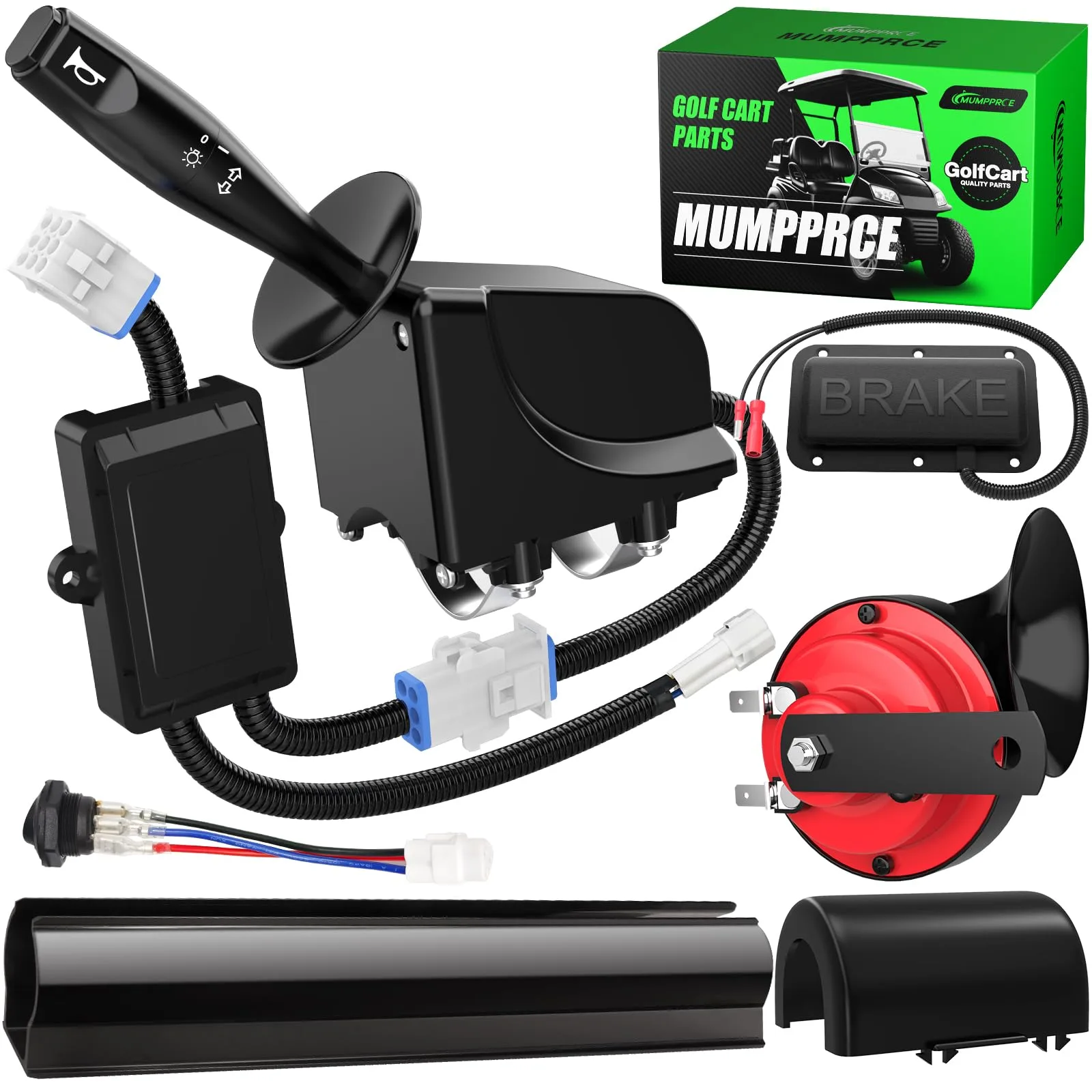 MUMPPRCE 12V Golf Cart Turn Signal and Horn Kit