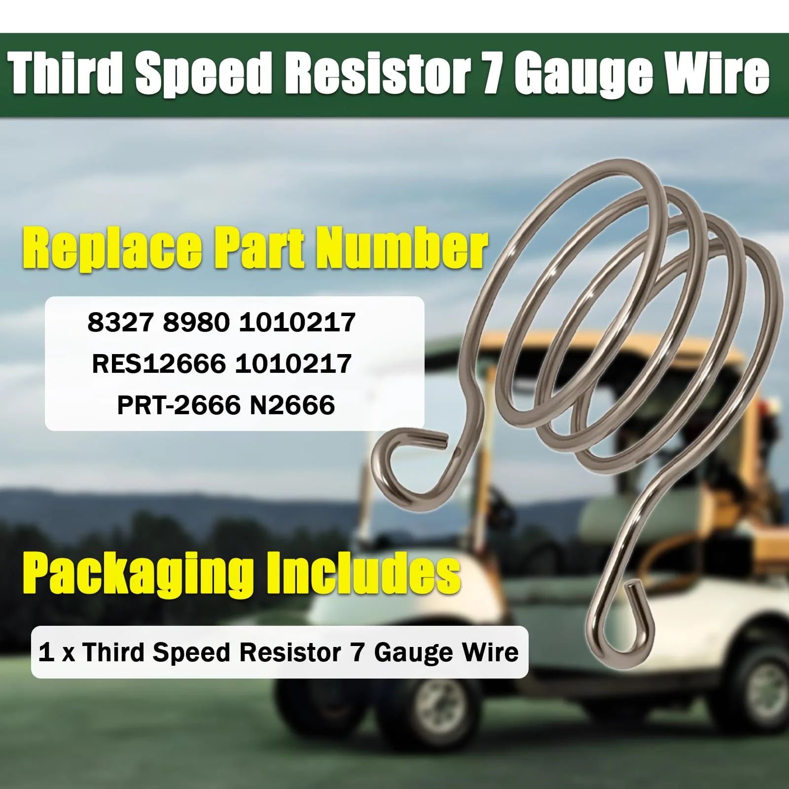 zyamstr Third Speed Resistor 7 Gauge Wire image 2