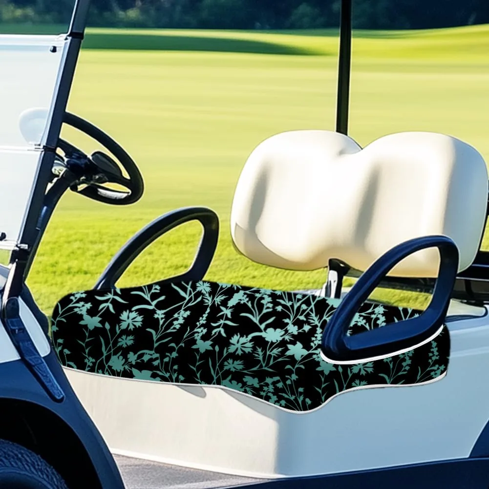 ORIGACH Mint Floral Golf Cart Seat Cover 51 x 31.9 in image 4