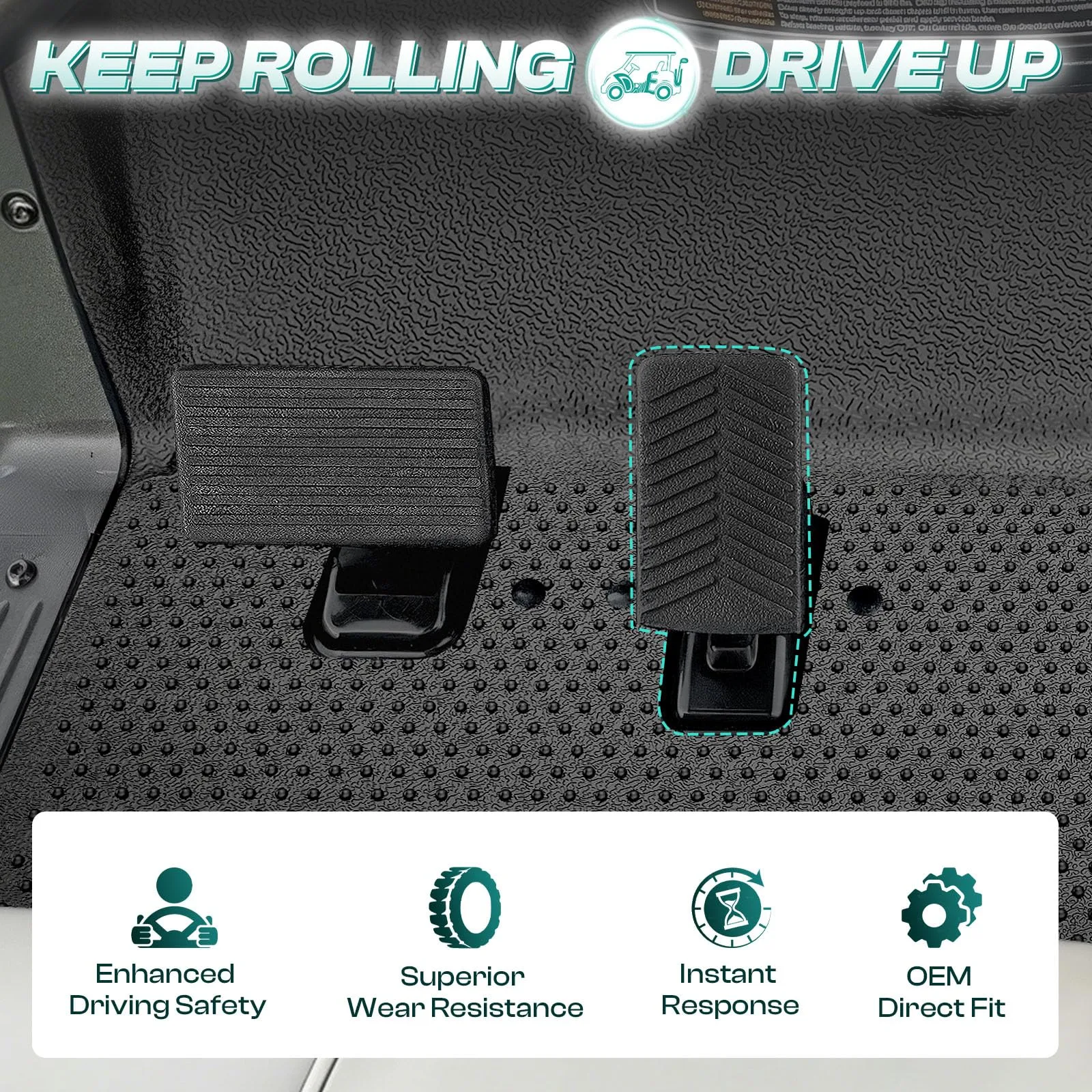 DRIVE UP Accelerator Pedal for E-Z-GO RXV and 2Five image 2