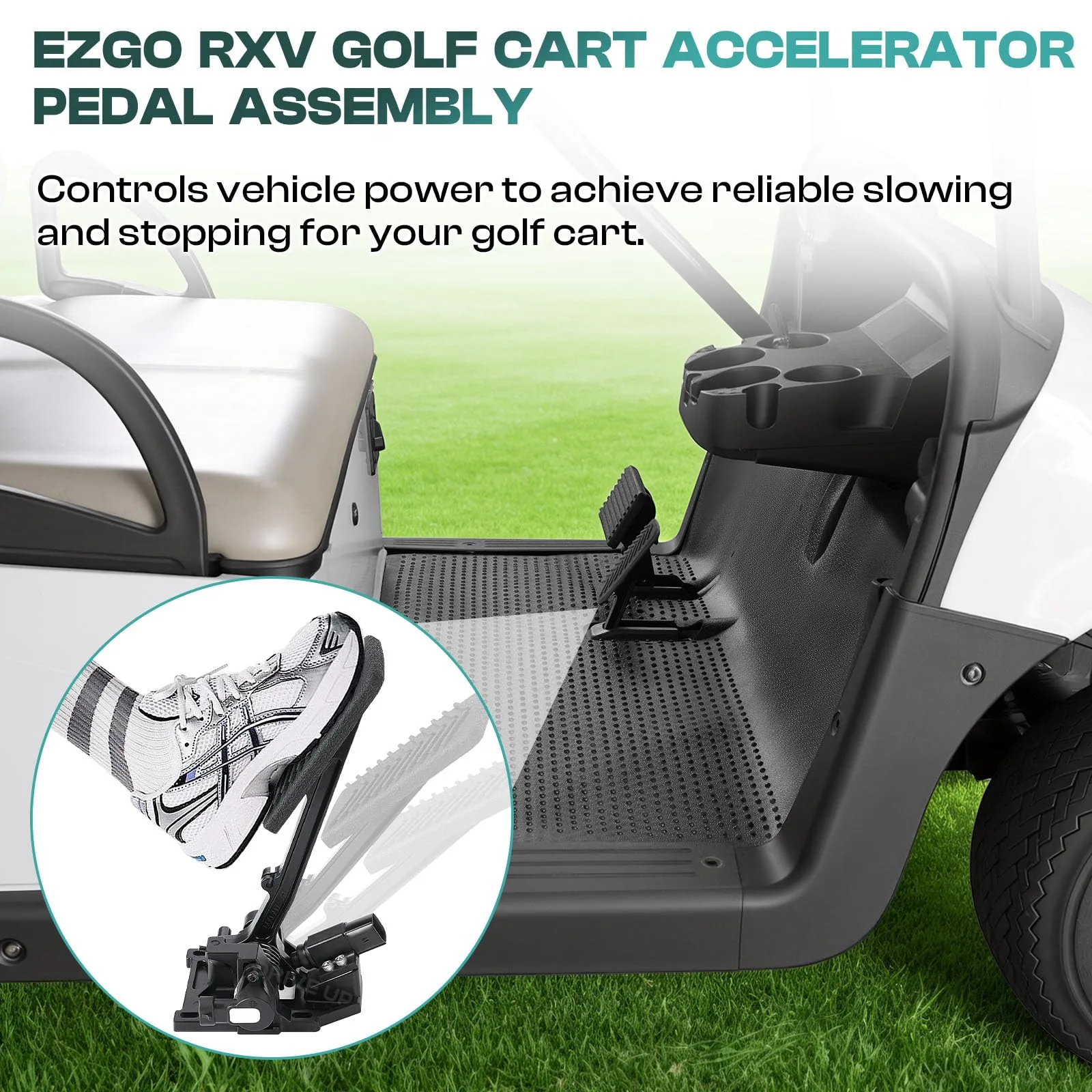DRIVE UP Accelerator Pedal for E-Z-GO RXV and 2Five image 3