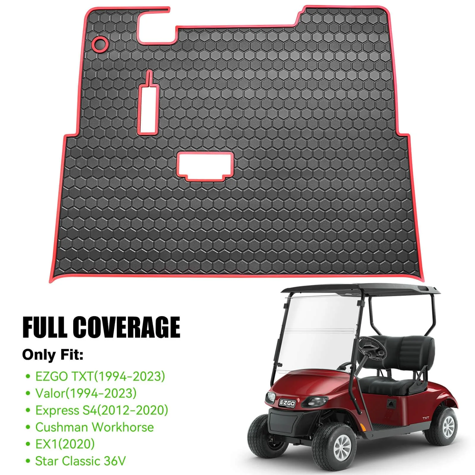 MOSNAI Floor Mat for E-Z-GO TXT, Valor and Express S4 image 2