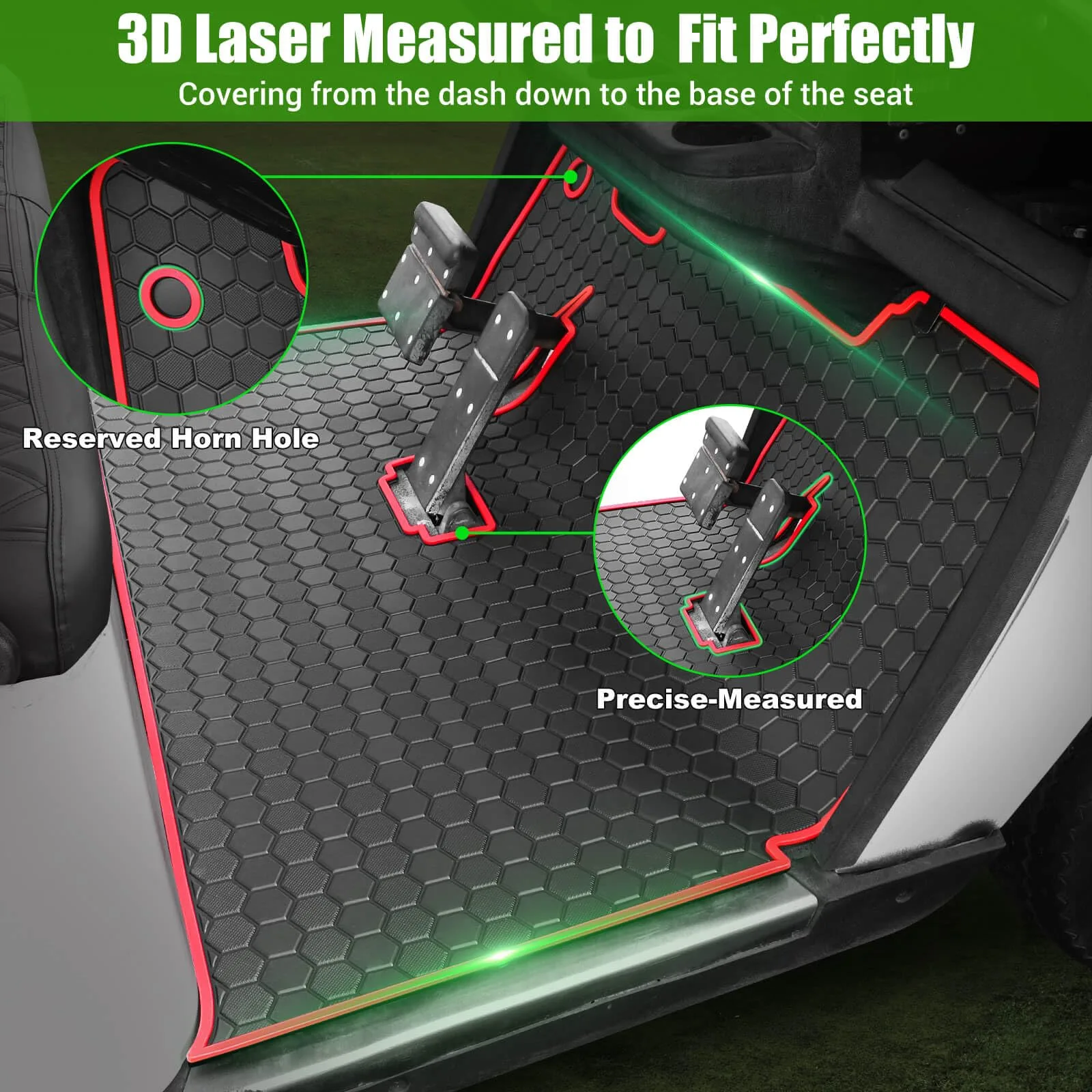 MOSNAI Floor Mat for E-Z-GO TXT, Valor and Express S4 image 4