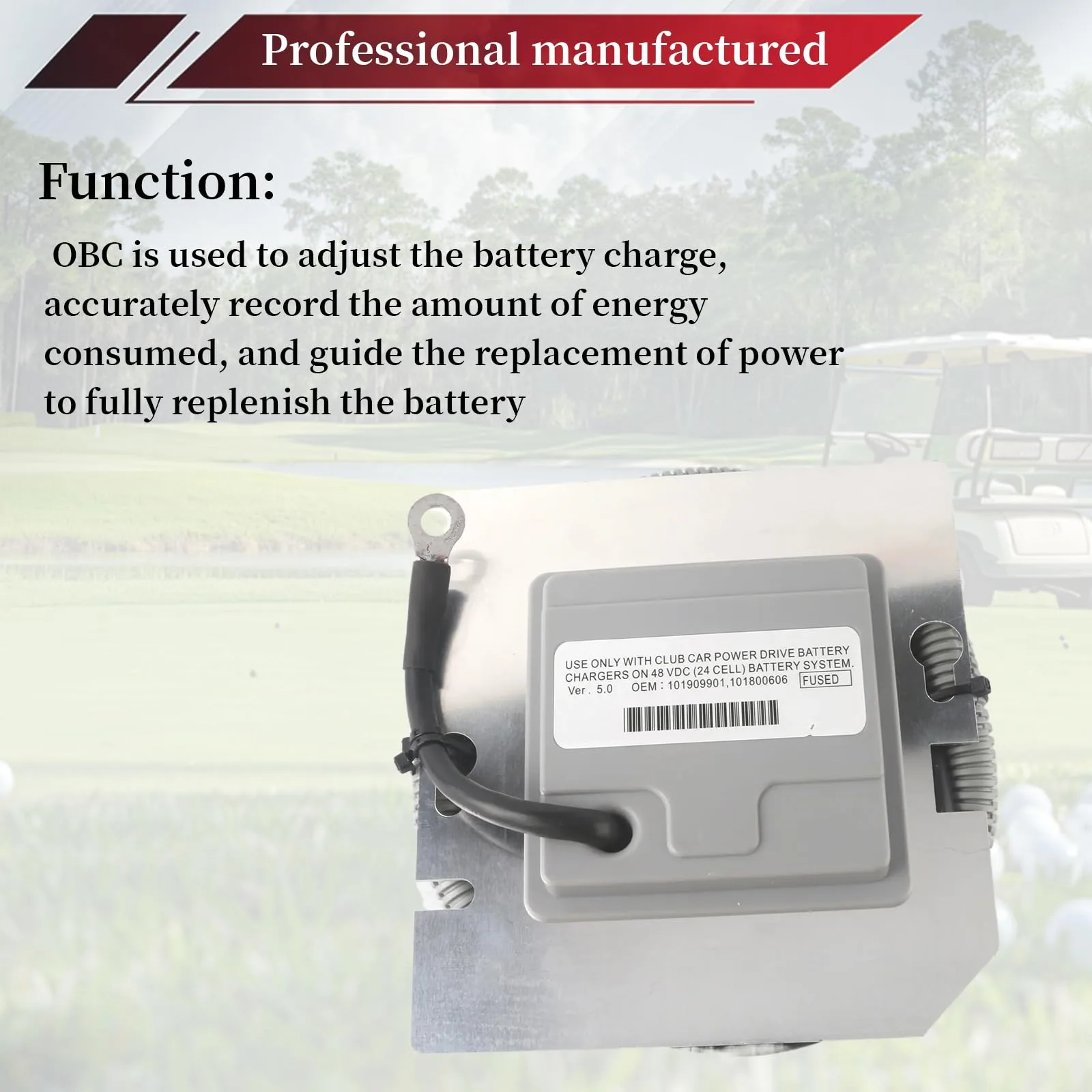 HLBTK 10190 48V OBC for Club Car DS, 1998-2004 image 4