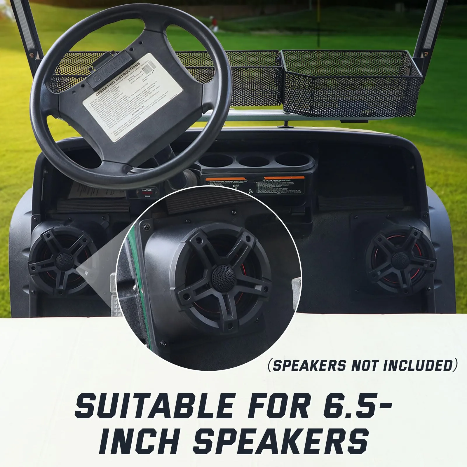 CYOOYC Under-Dash Speaker Pods for Yamaha G14-G22 image 3