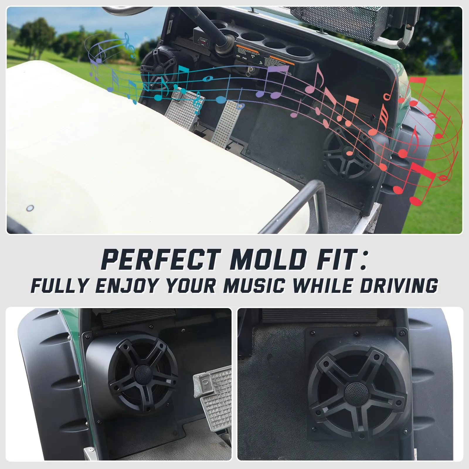 CYOOYC Under-Dash Speaker Pods for Yamaha G14-G22 image 4