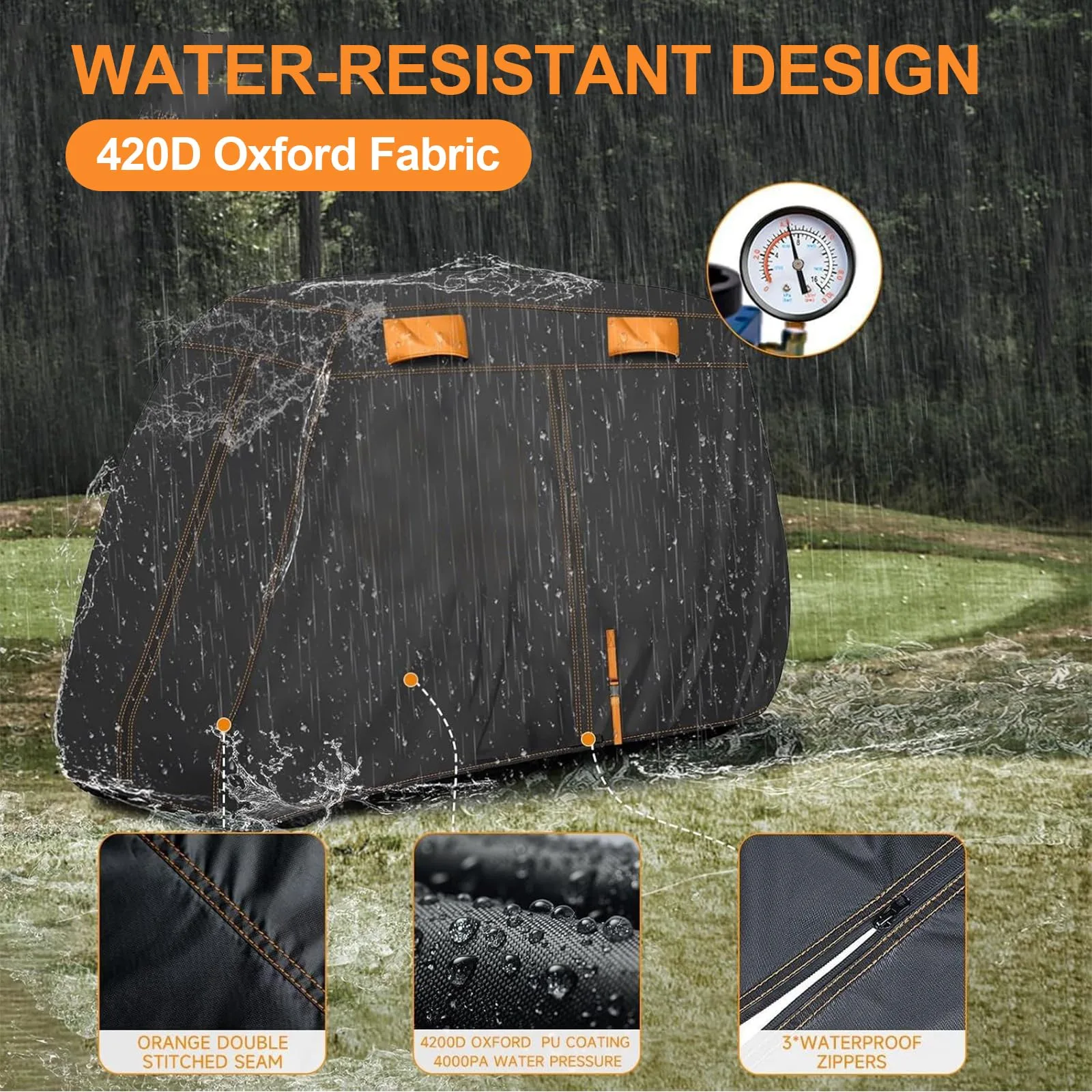 GTDYHJMK Golf Cart Cover for Cruise Car CC6 2012-2018 image 4