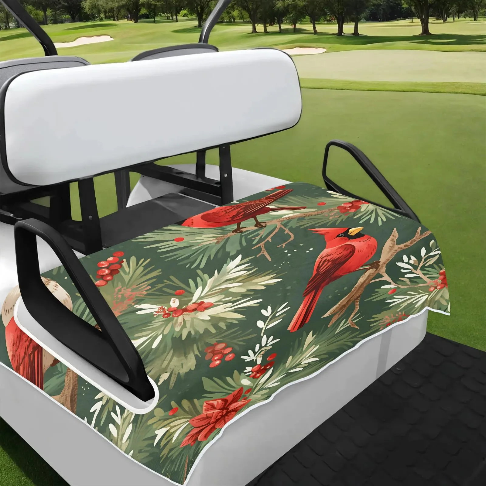 Tiveruda Golf Cart Seat Cover for Double Seats