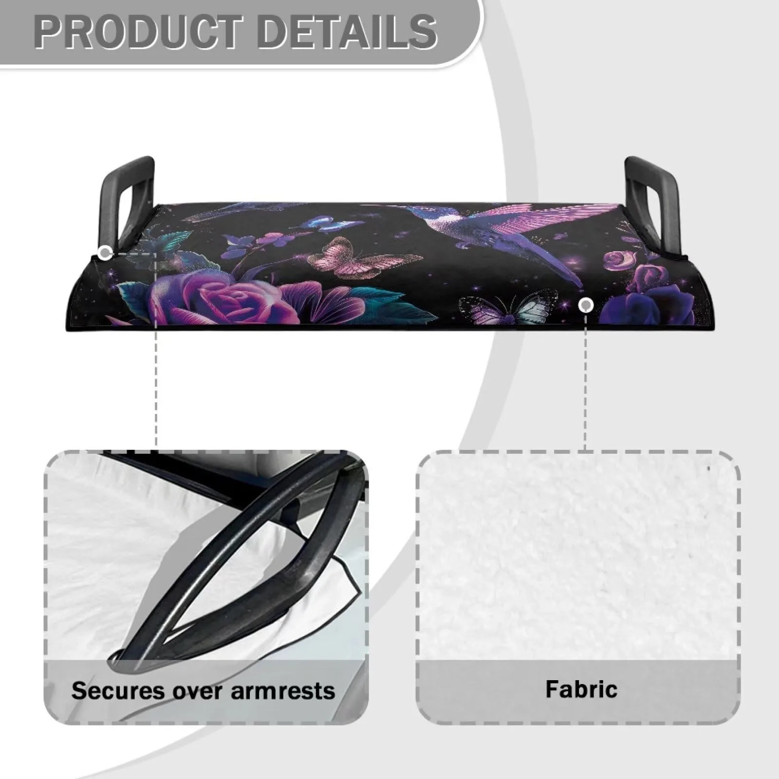Whosucclay Hummingbird Golf Cart Front Seat Cover image 4