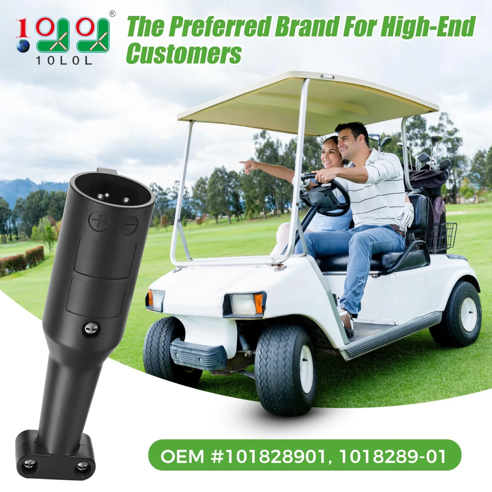 10L0L 48V Charger Plug for Club Car DS & Precedent image 2