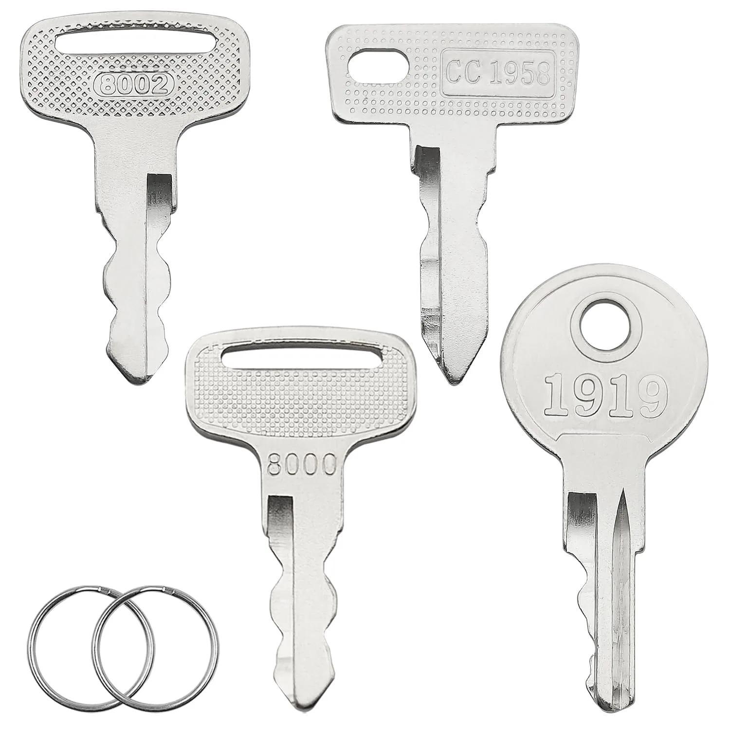 AYWFEY Golf Cart Ignition Keys for Club Car, E-Z-GO & Yamaha