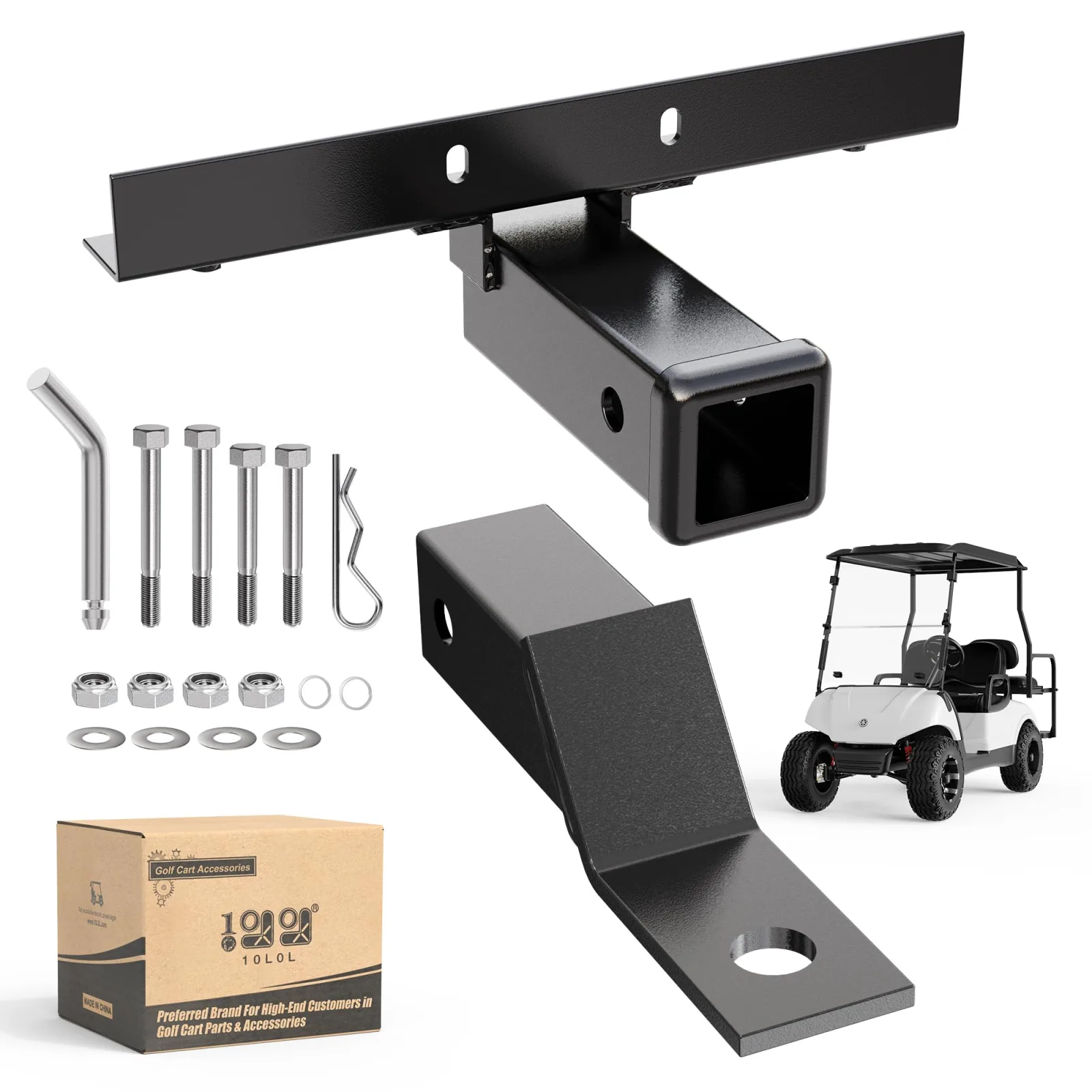10L0L Trailer Hitch Receiver Kit for Yamaha G14 and Drive G29