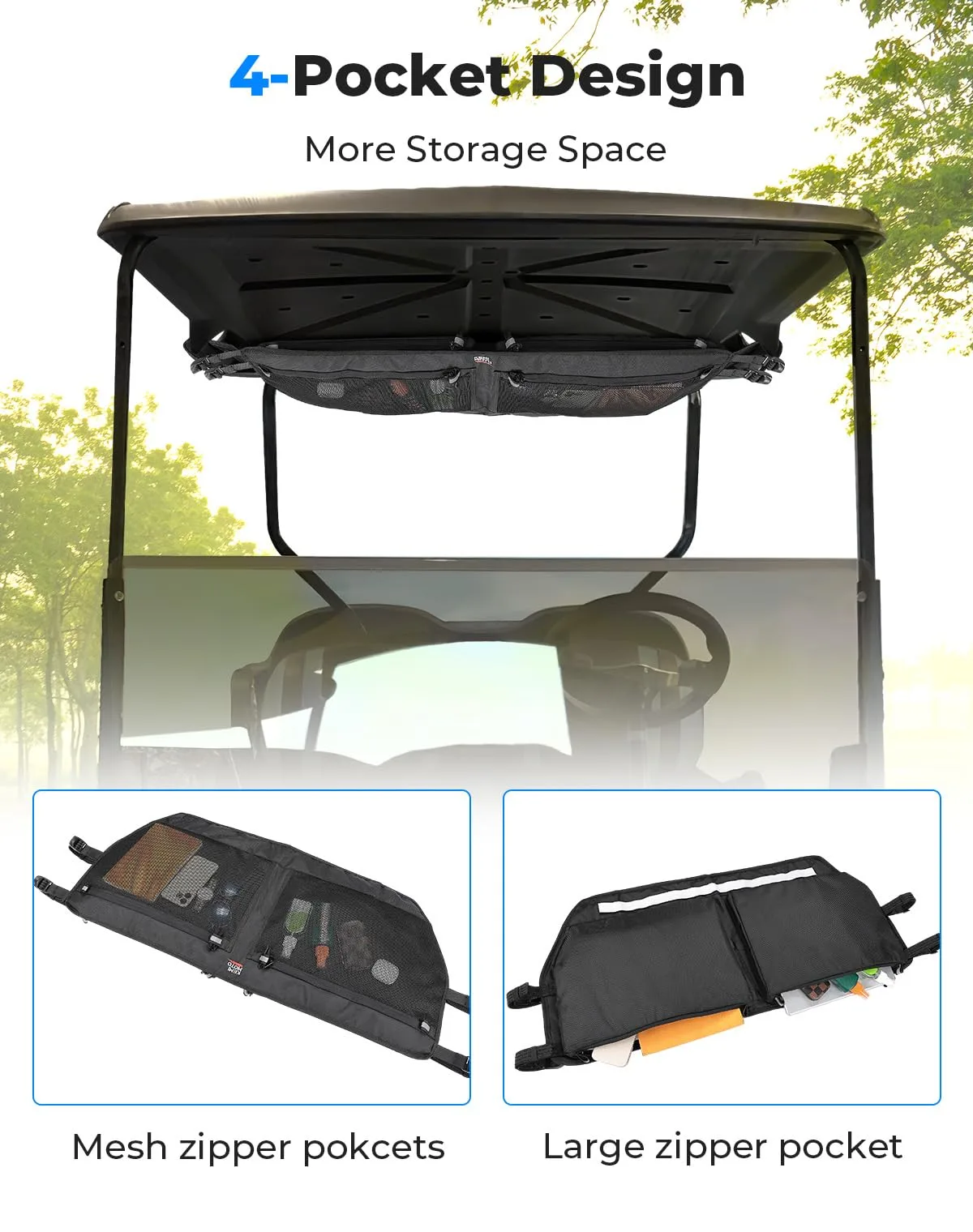 KEMIMOTO Overhead Storage Bag for E-Z-GO TXT 1993-2013 image 3