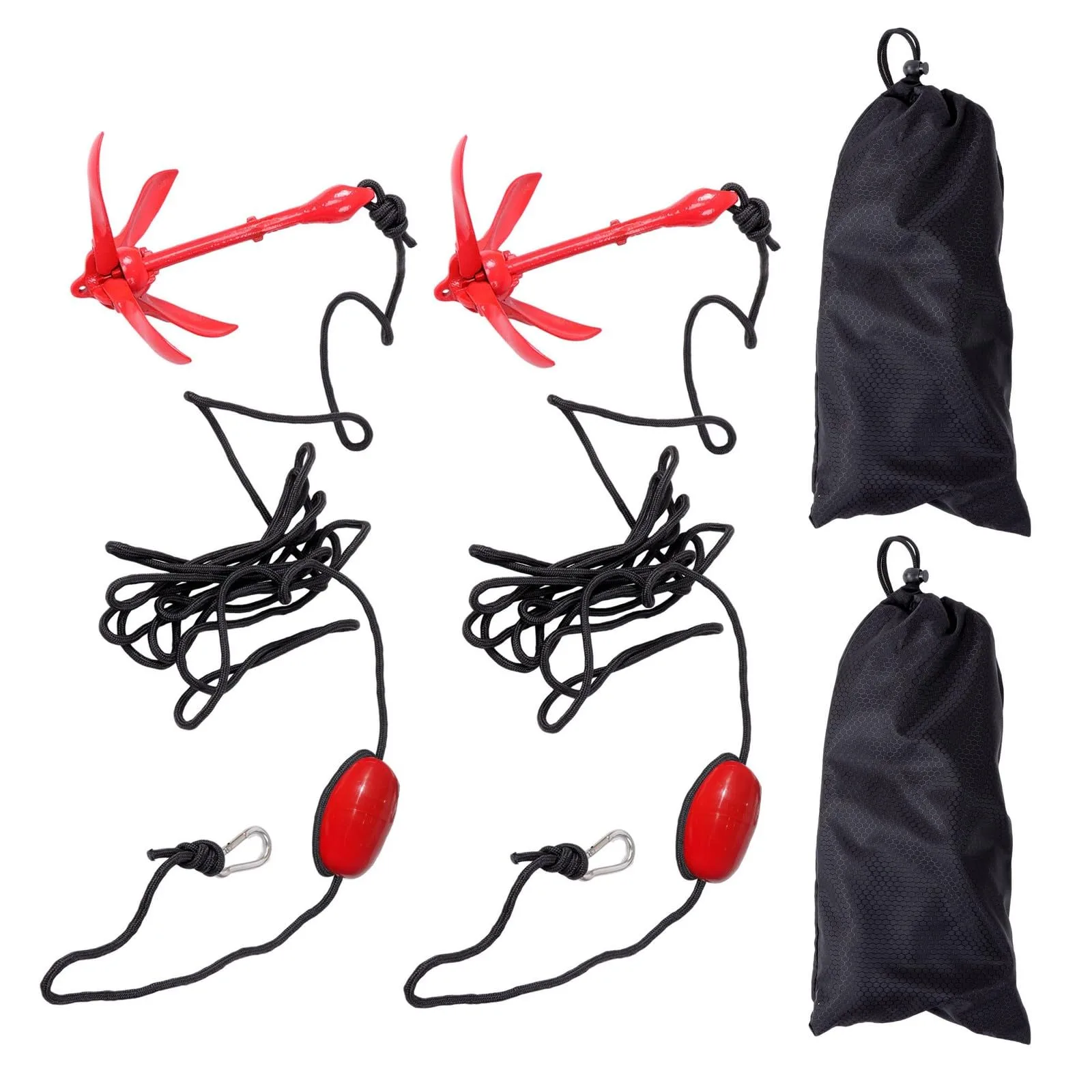 Generic Red Folding Grapnel Anchor Set Mod-G33S-1142