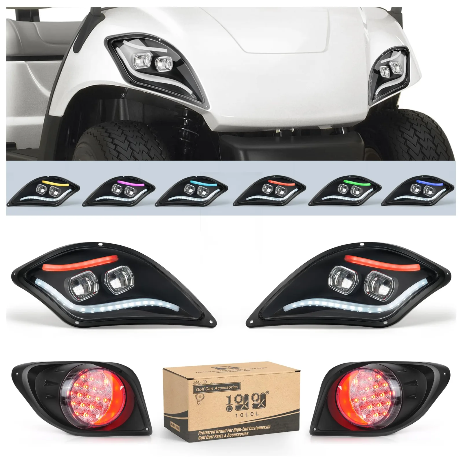 10L0L RGB Light Kit for Yamaha Drive 2 Golf Cart