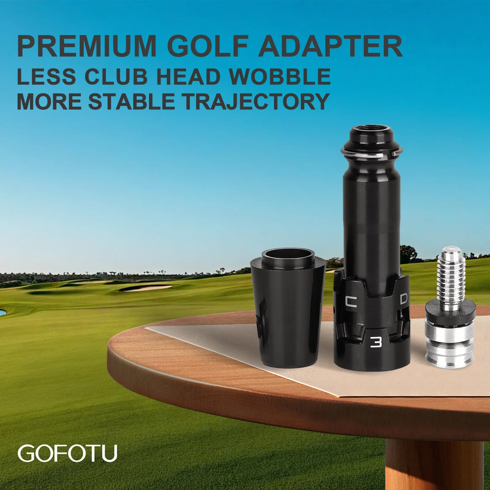 Gofotu .335 Adapter Sleeve for Titleist Drivers & Fairways — 2-Pack image 2