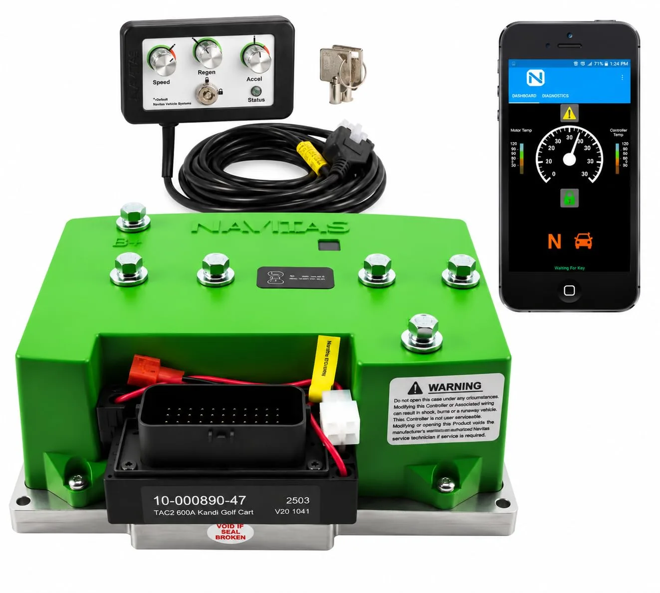 Navitas TAC2 600A Controller Kit for Kandi Kruiser