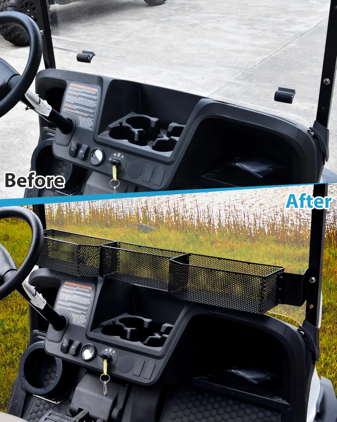SAUTVS Inner Storage Basket for E-Z-GO RXV Valor 2025 image 2