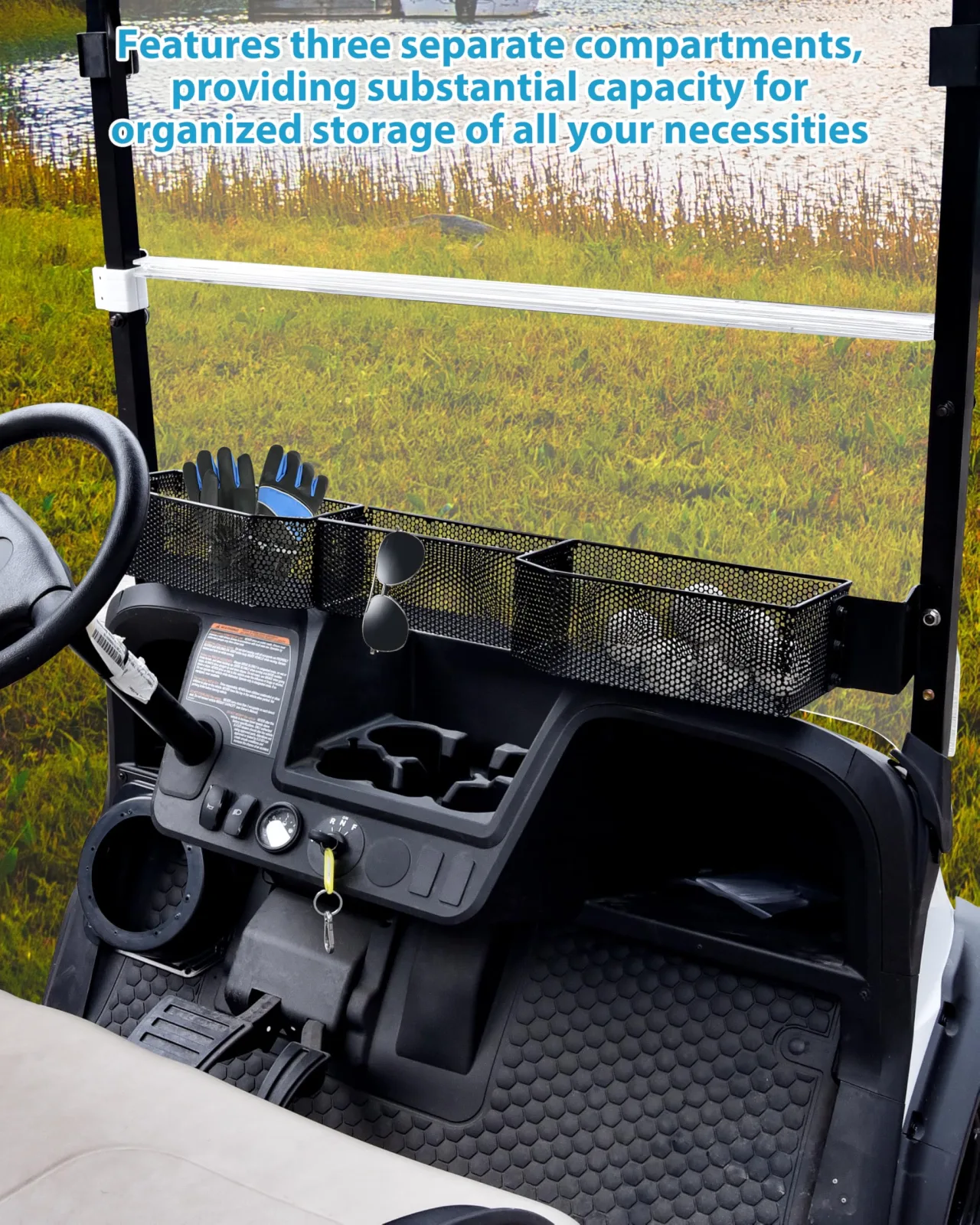 SAUTVS Inner Storage Basket for E-Z-GO RXV Valor 2025 image 3