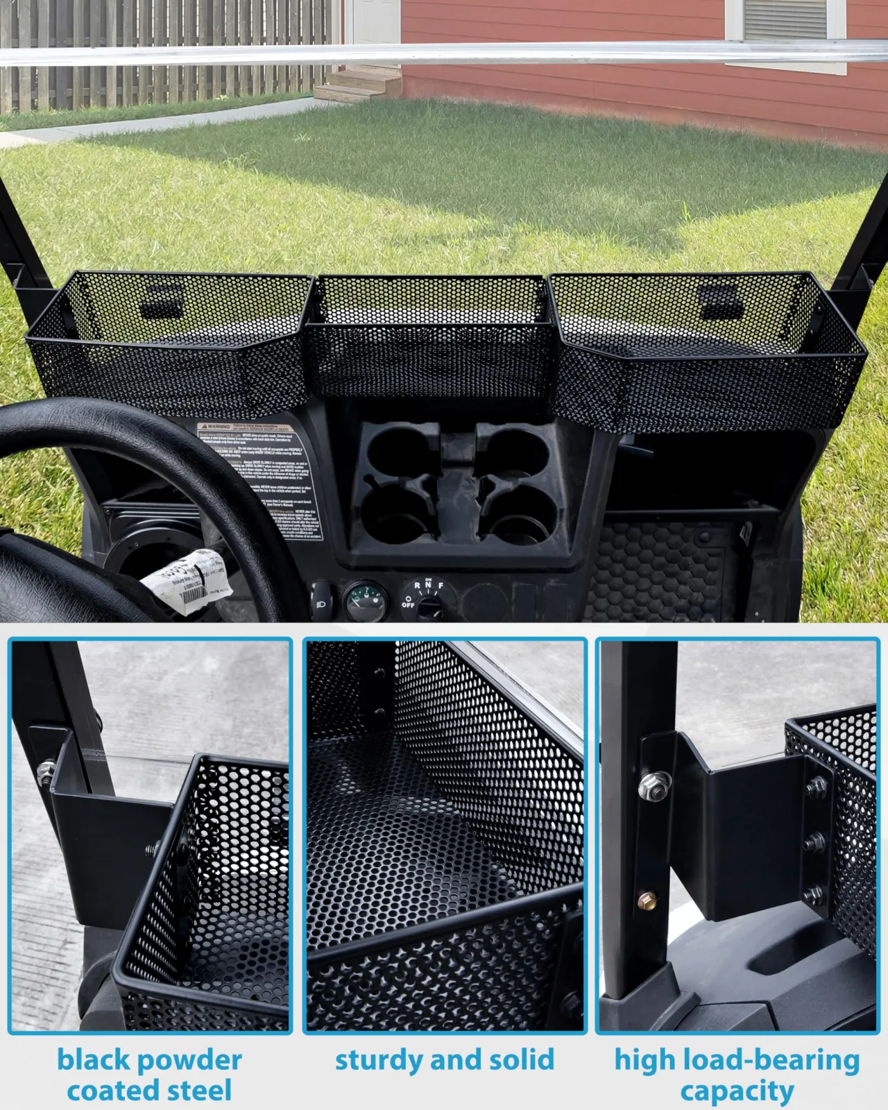 SAUTVS Inner Storage Basket for E-Z-GO RXV Valor 2025 image 4