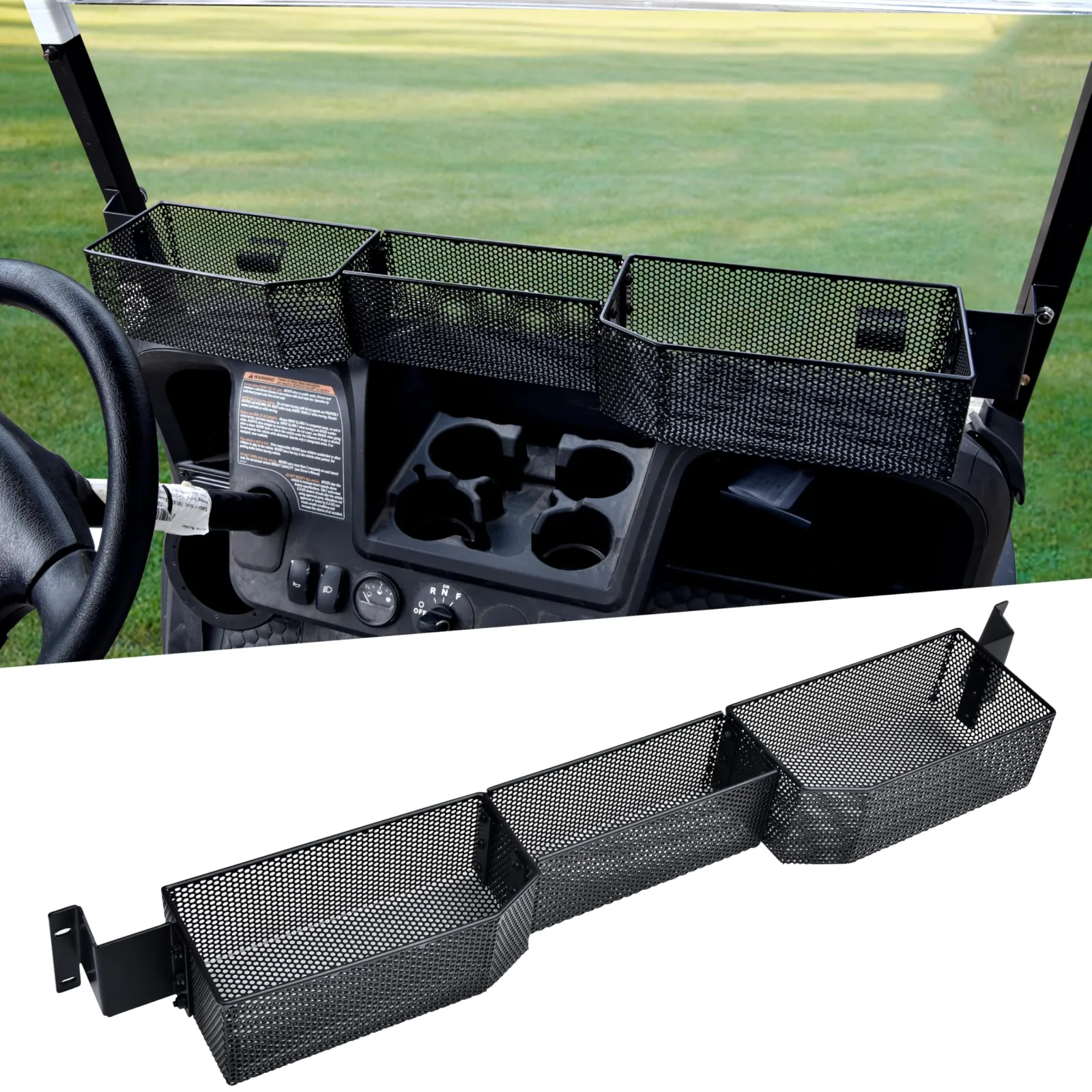 SAUTVS Inner Storage Basket for E-Z-GO RXV Valor 2025