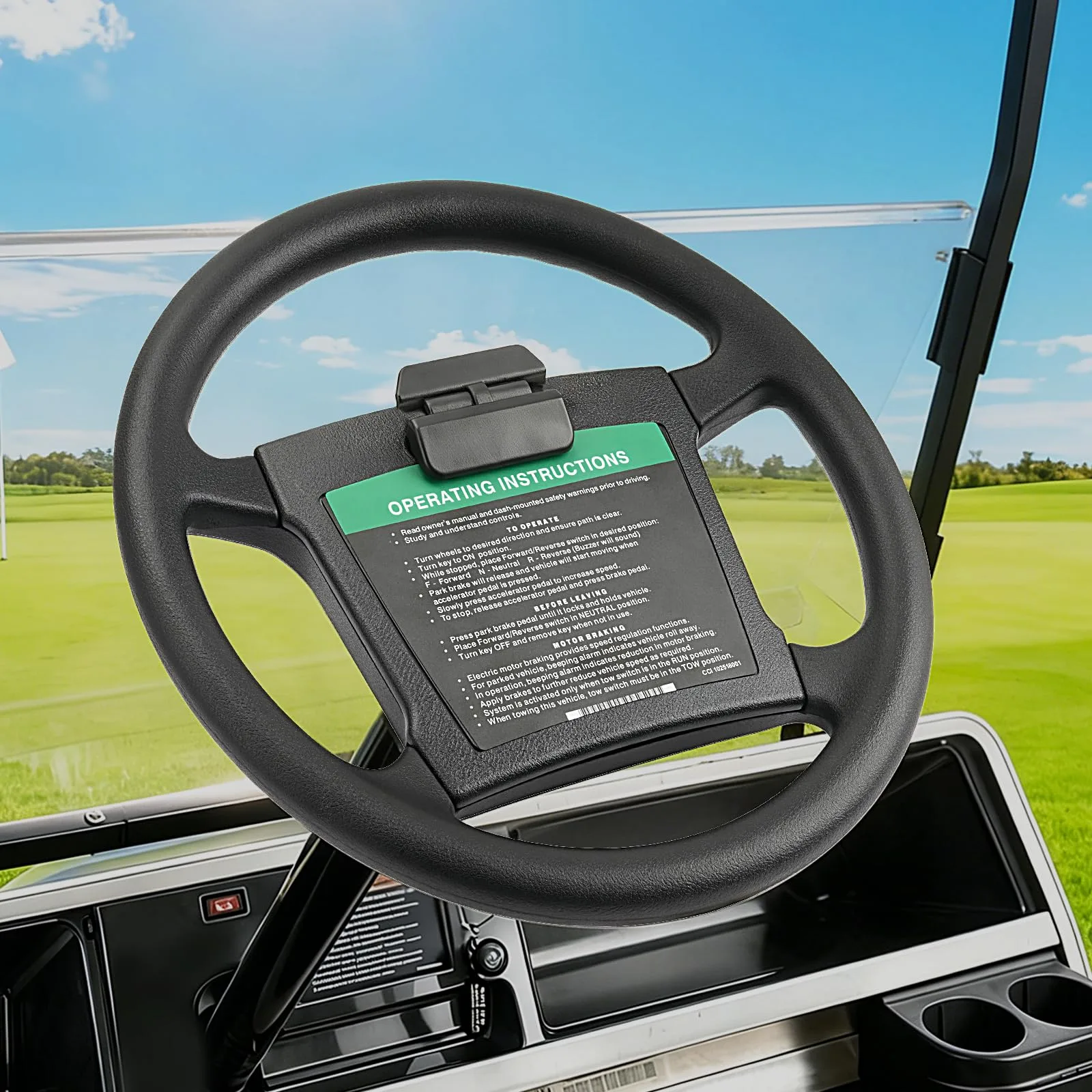 CLUBRALLY CB-179 Steering Wheel for Club Car DS