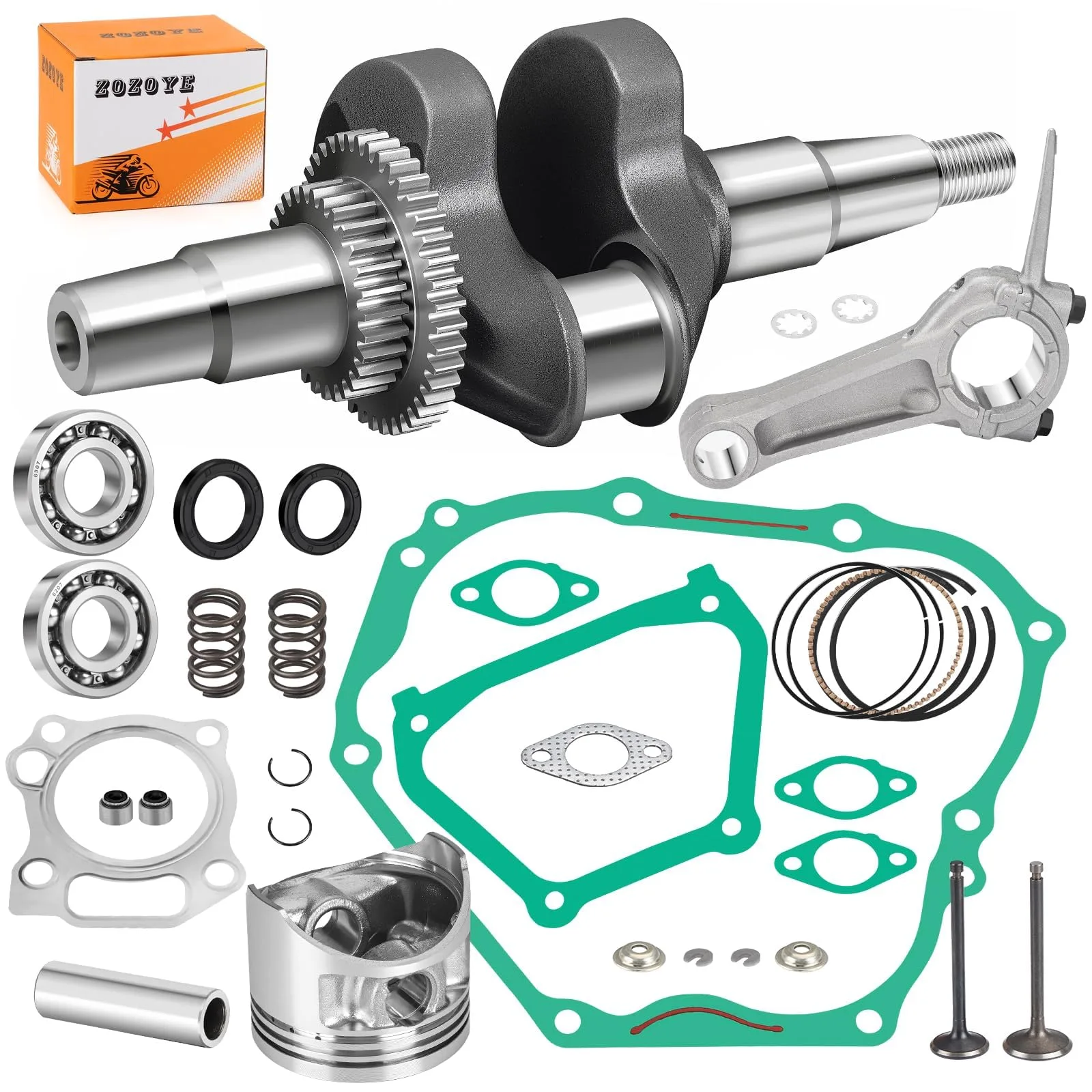 ZOZOYE Yamaha Golf Cart Engine Top-End Rebuild Kit