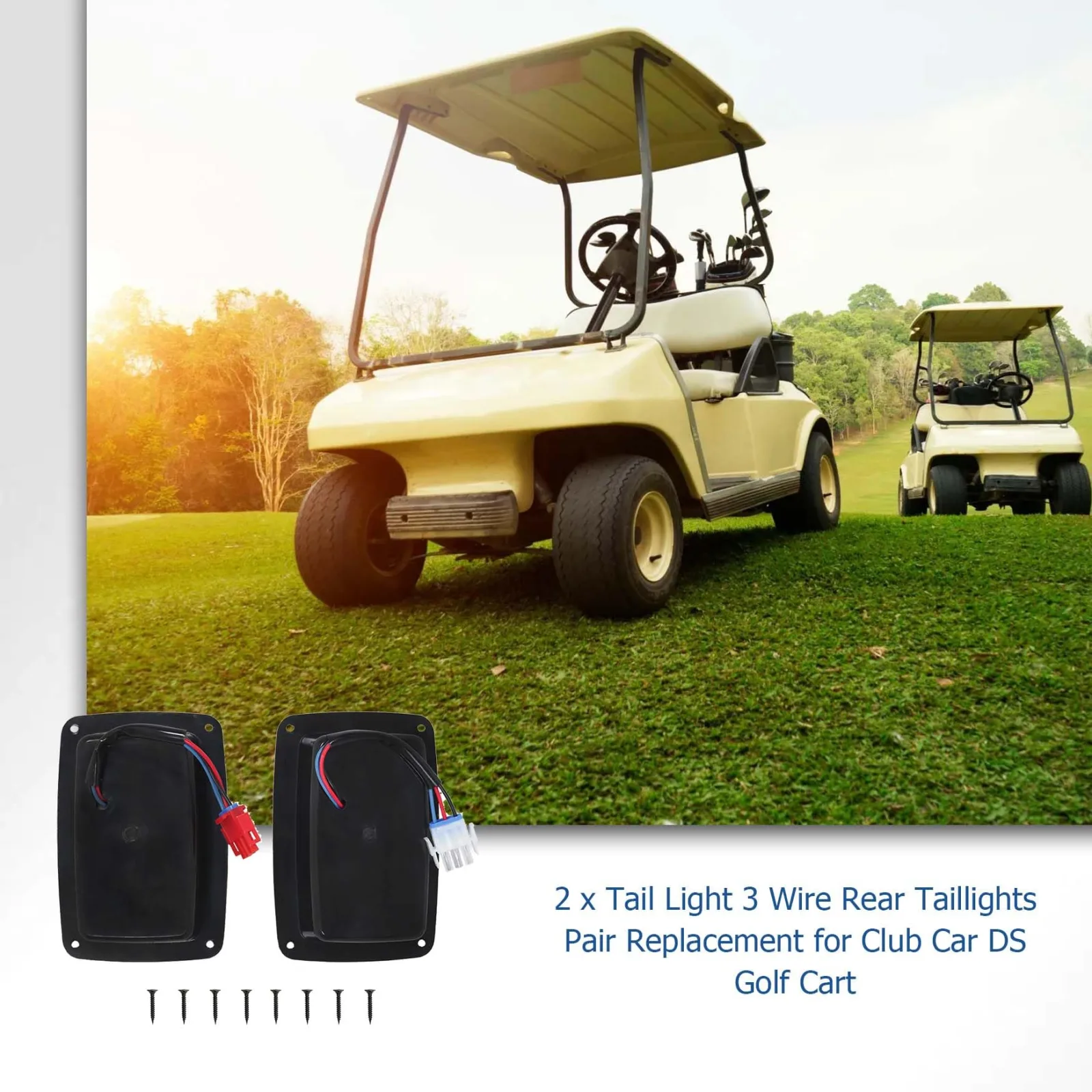 WFLNHB LED Taillight Pair for Club Car DS 1982+ image 3