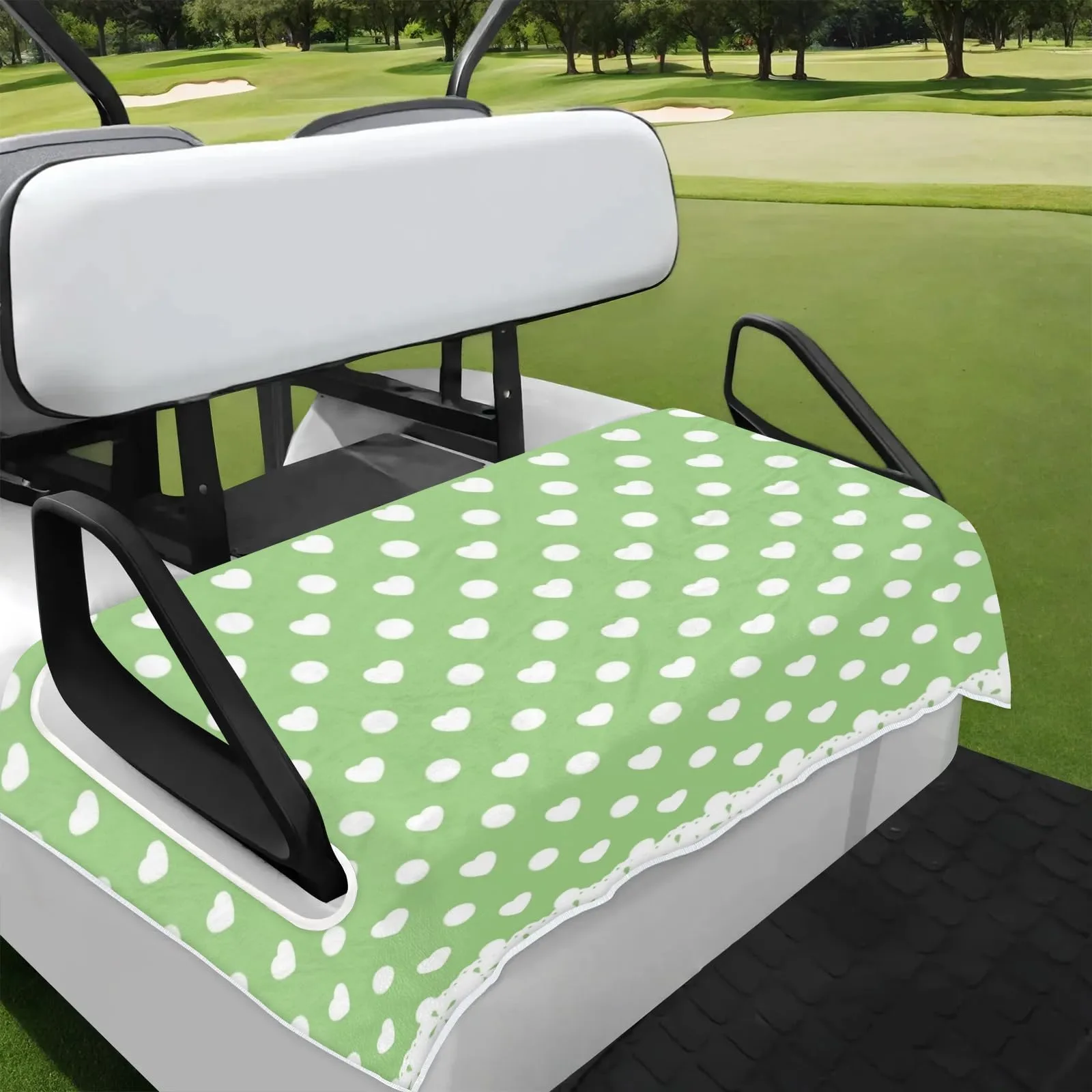 Tiveruda Golf Cart Seat Cover for Double Seats, 51 x 31 in
